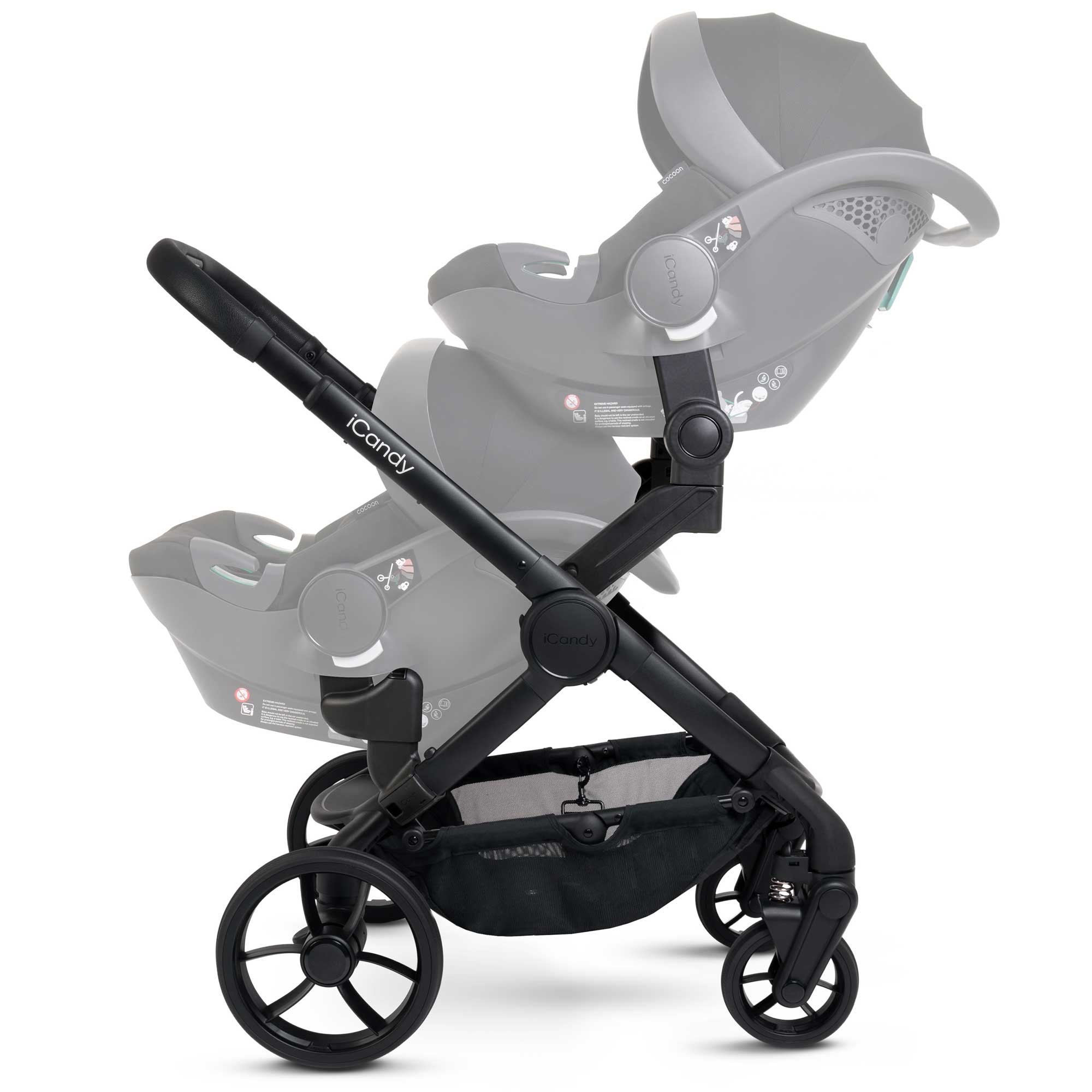 iCandy Peach 7 Twin Complete Cybex Travel System in Porcini