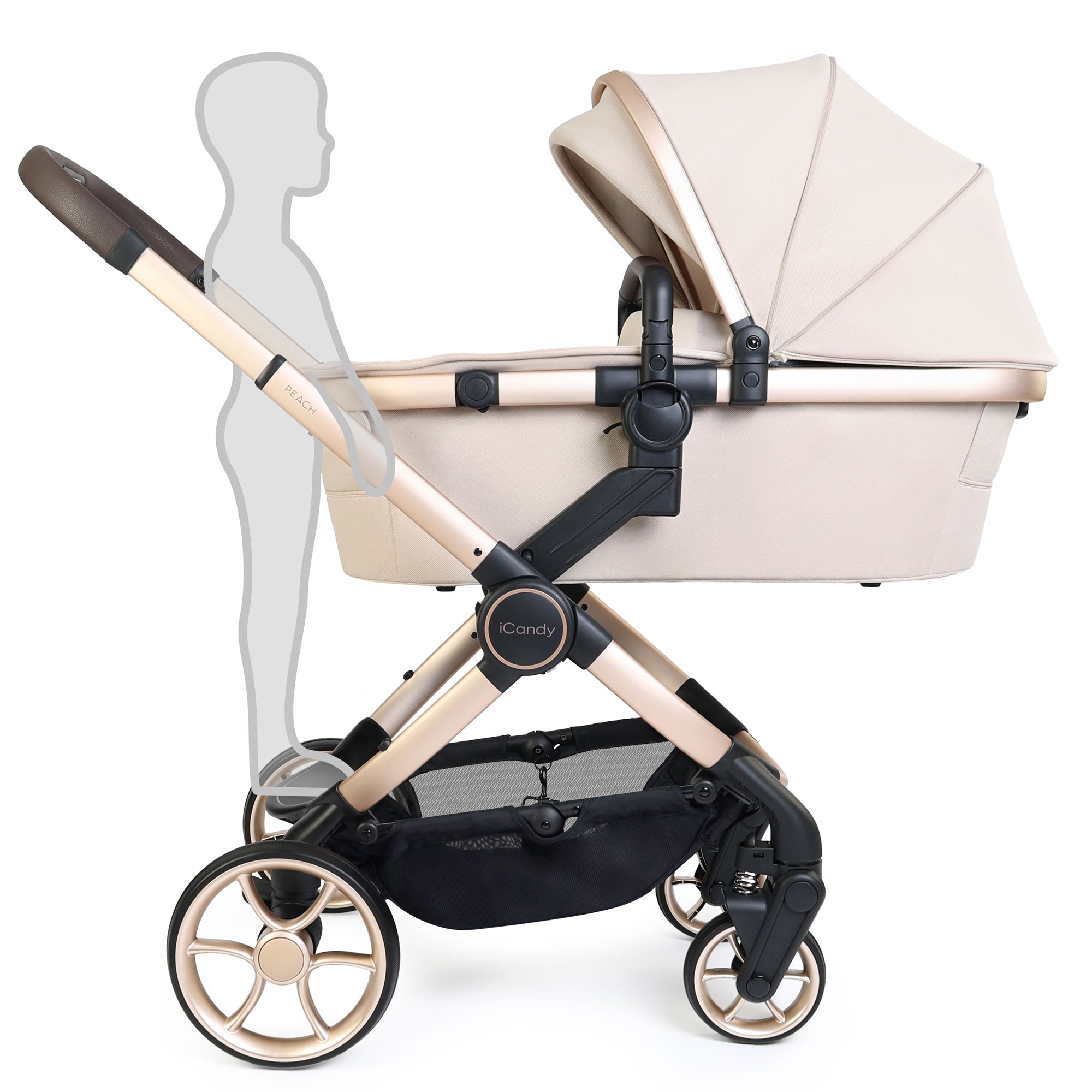 iCandy Peach 8 Editions Complete Bundle with Cocoon 360 in Biscotti