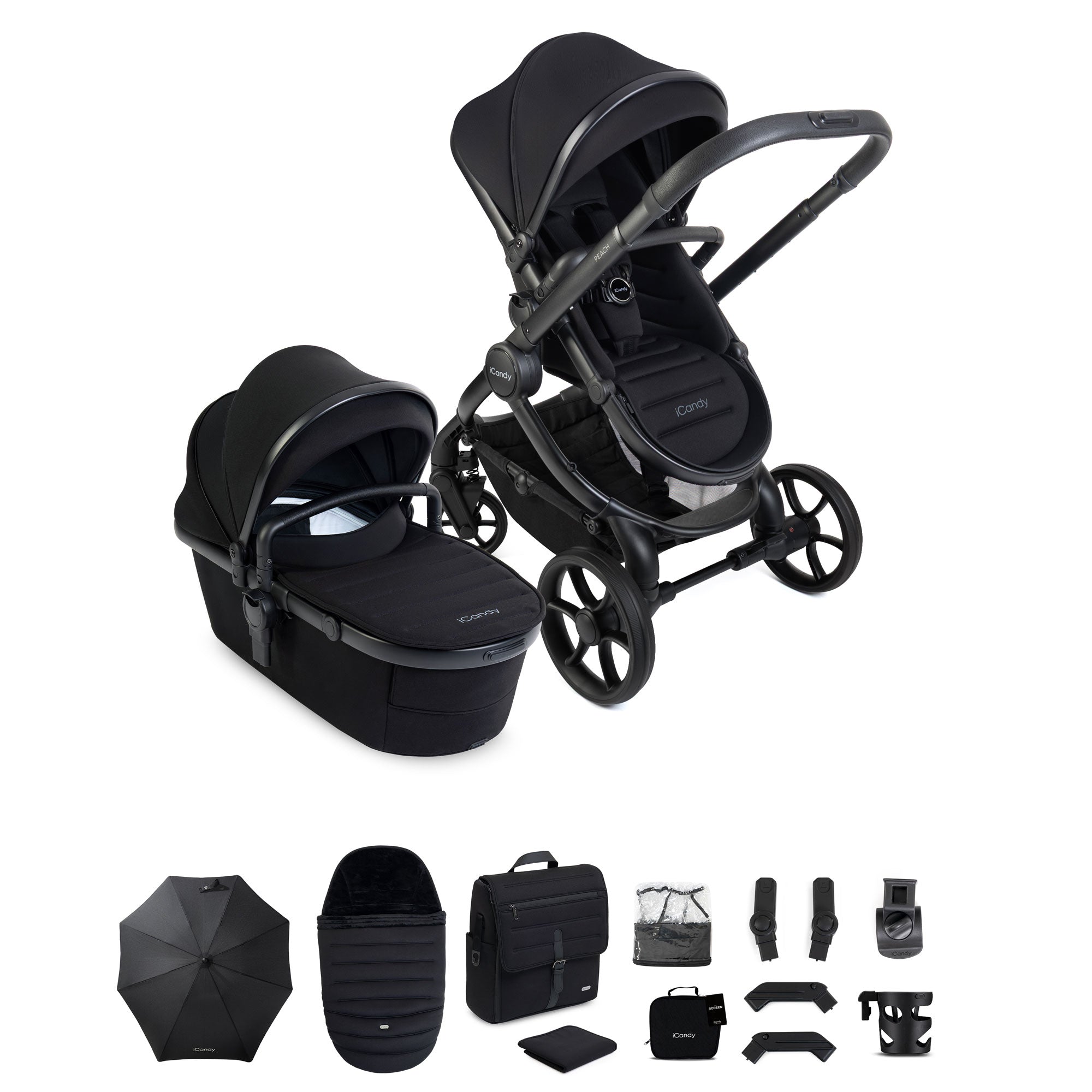iCandy Peach 8 Complete Bundle in Black
