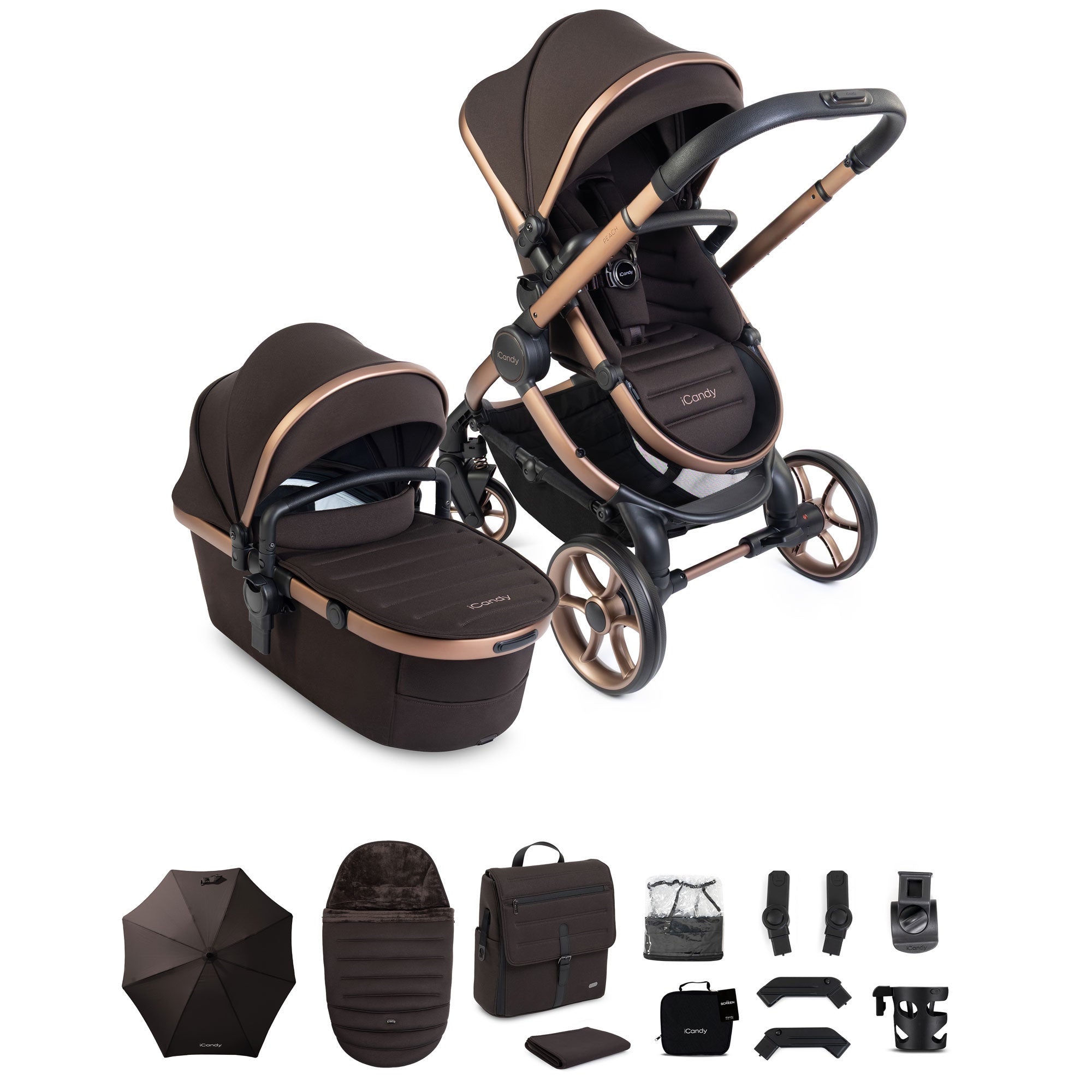 iCandy Peach 8 Editions Complete Bundle in Pecan