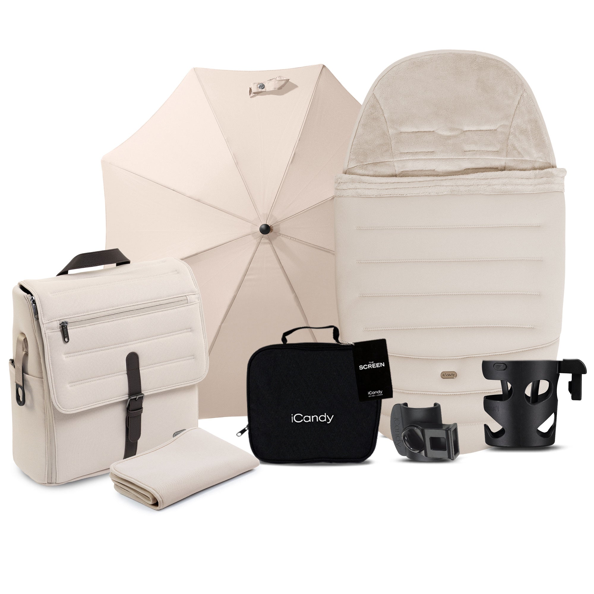 iCandy Peach 8 Editions Complete Bundle with Cocoon 360 in Biscotti