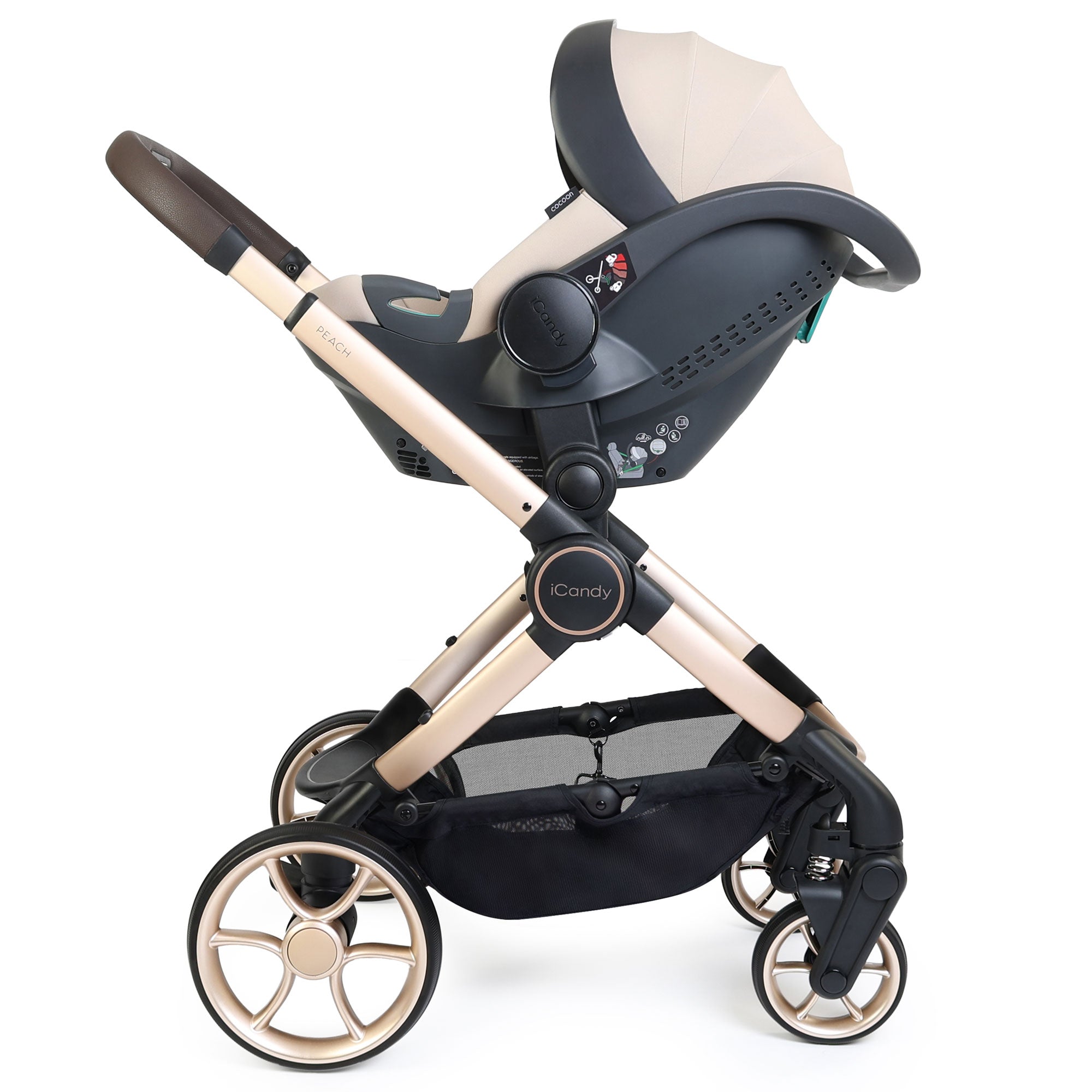 iCandy Peach 8 Editions Complete Bundle with Cocoon 360 in Biscotti