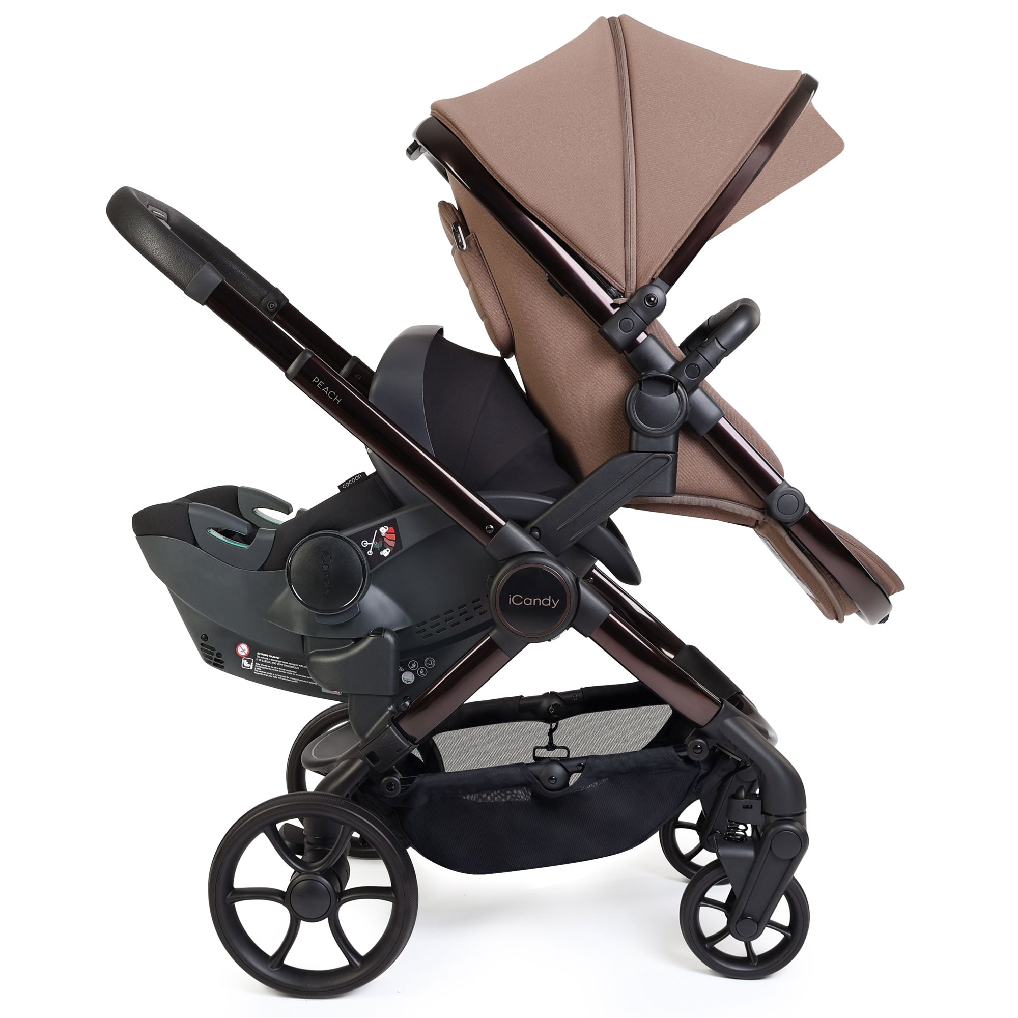 iCandy Peach 8 Editions Double Complete Bundle with Cocoon 360 in Coco
