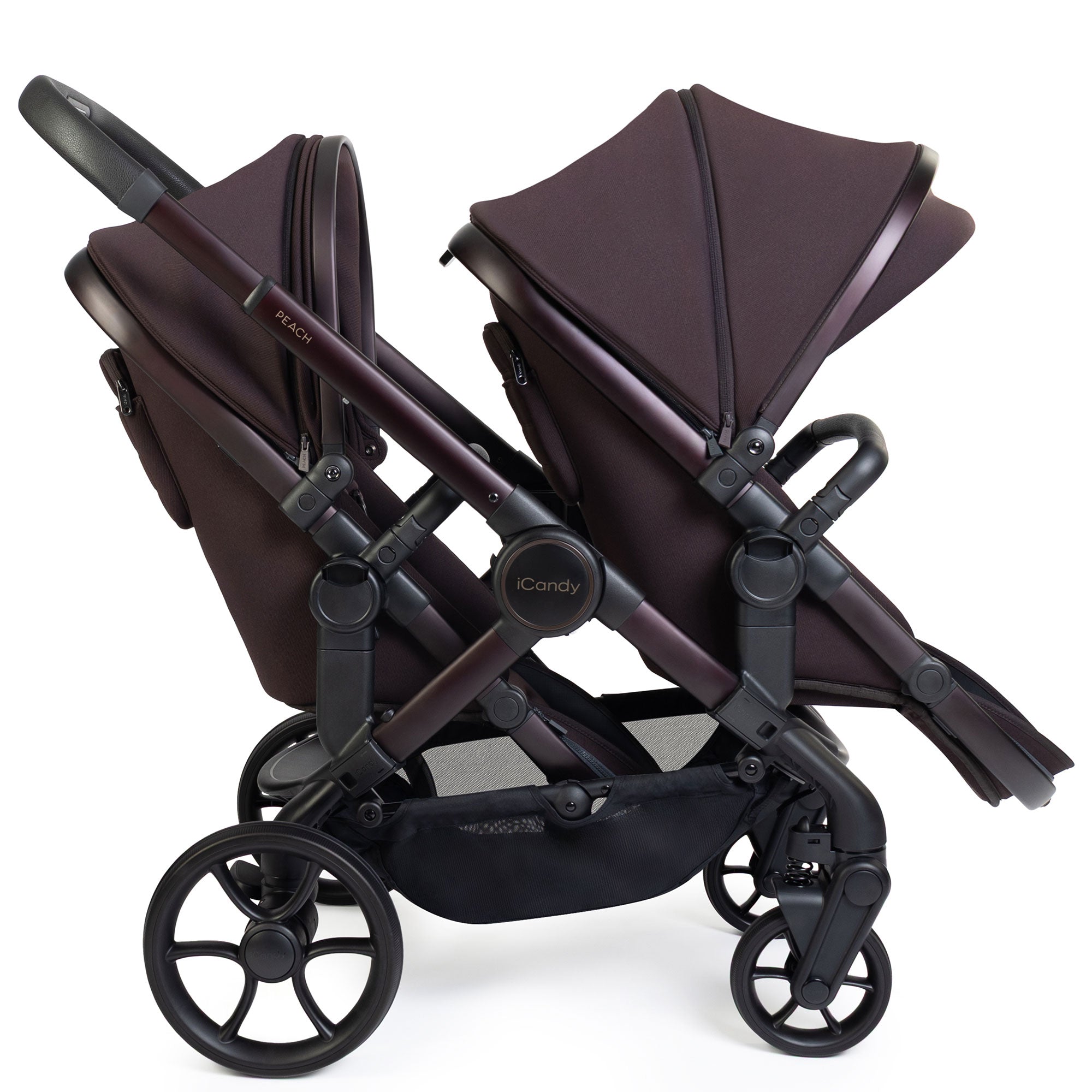 iCandy Peach 8 Editions Double Complete Bundle with Cocoon 360 in Coffee Bean