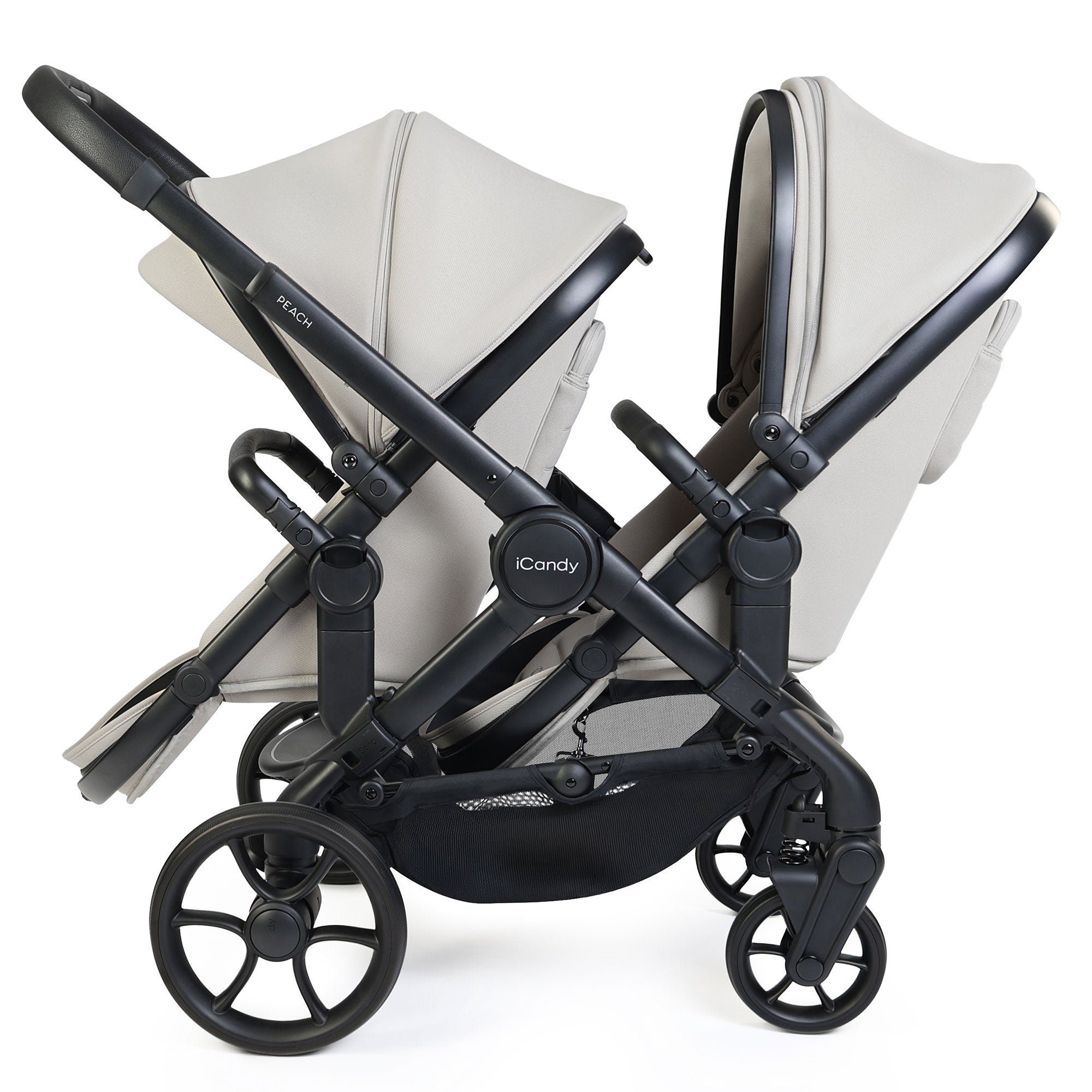 iCandy Peach 8 Double Complete Bundle with Cocoon 360 in Taupe