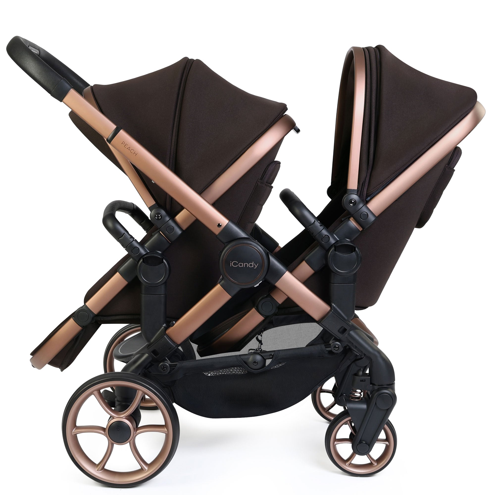 iCandy Peach 8 Editions Twin Complete Bundle in Pecan