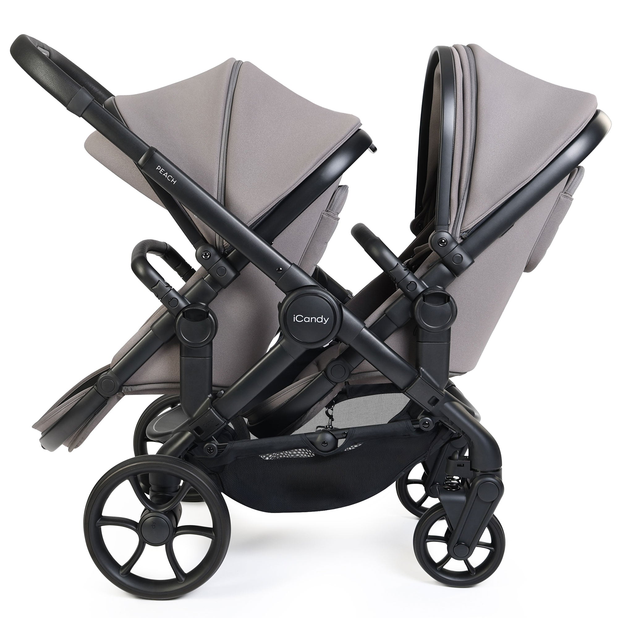 iCandy Peach 8 Twin Complete Cybex Travel System in Porcini