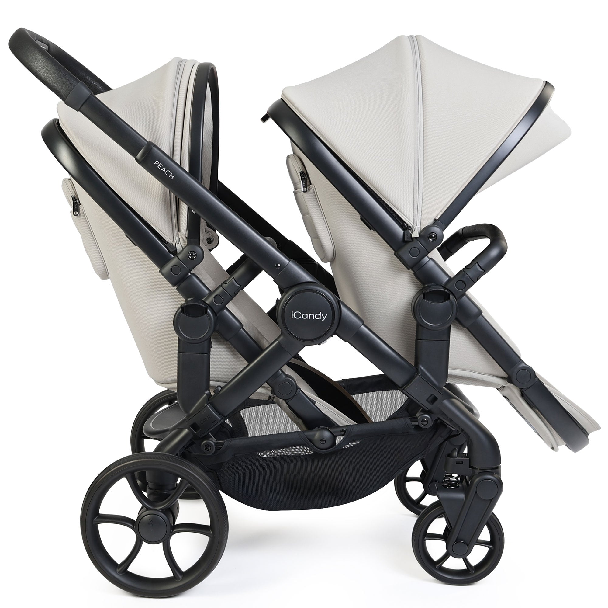 iCandy Peach 8 Twin Complete Cybex Travel System in Taupe