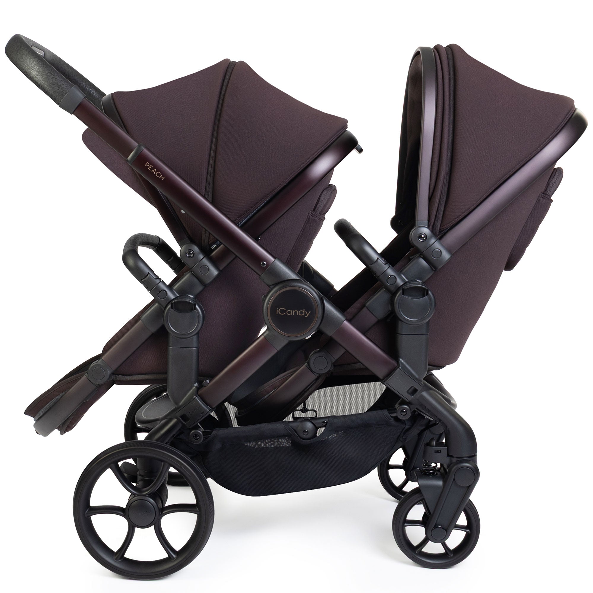 iCandy Peach 8 Editions Double Complete Bundle with Cocoon 360 in Coffee Bean