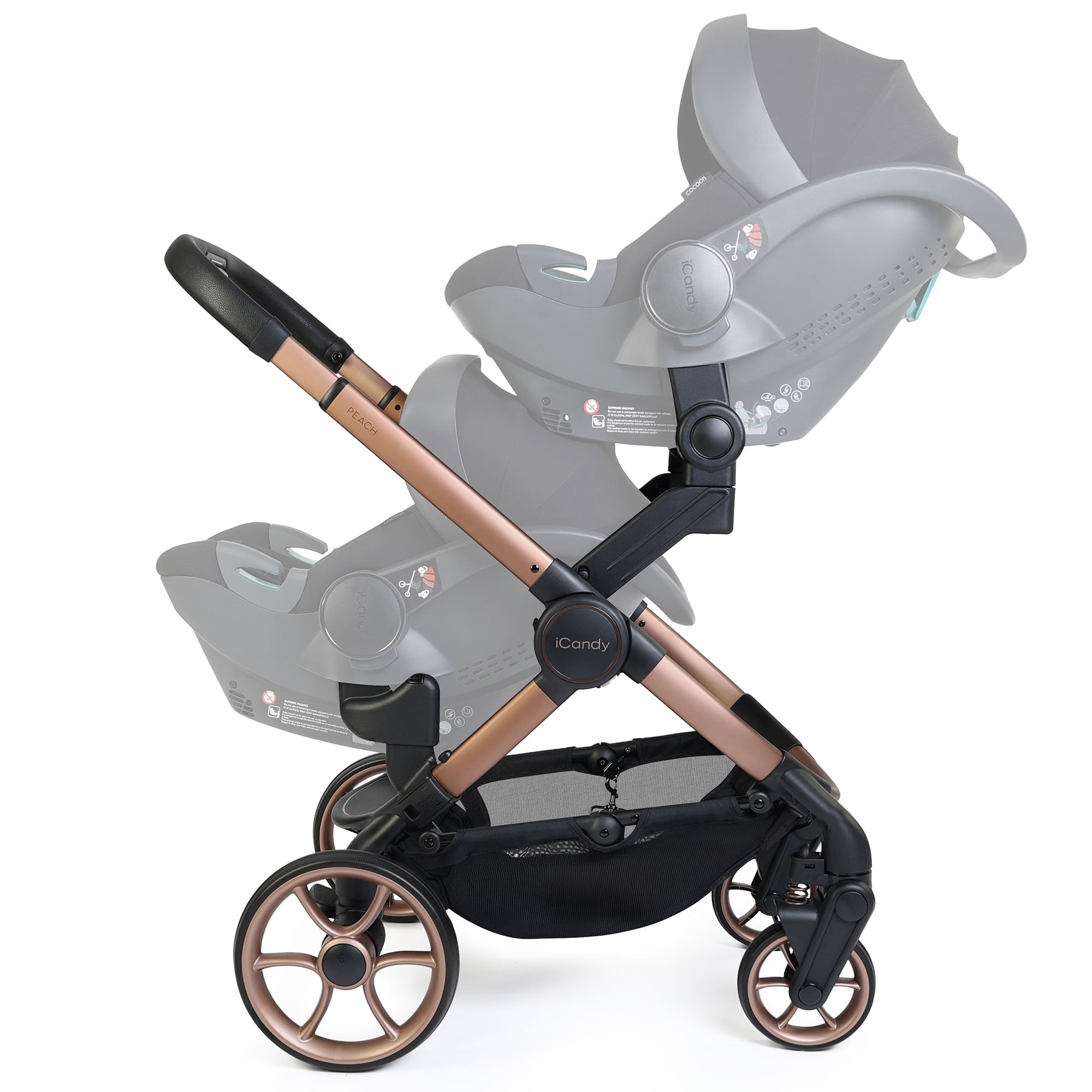 iCandy Peach 8 Editions Twin Complete Bundle in Pecan