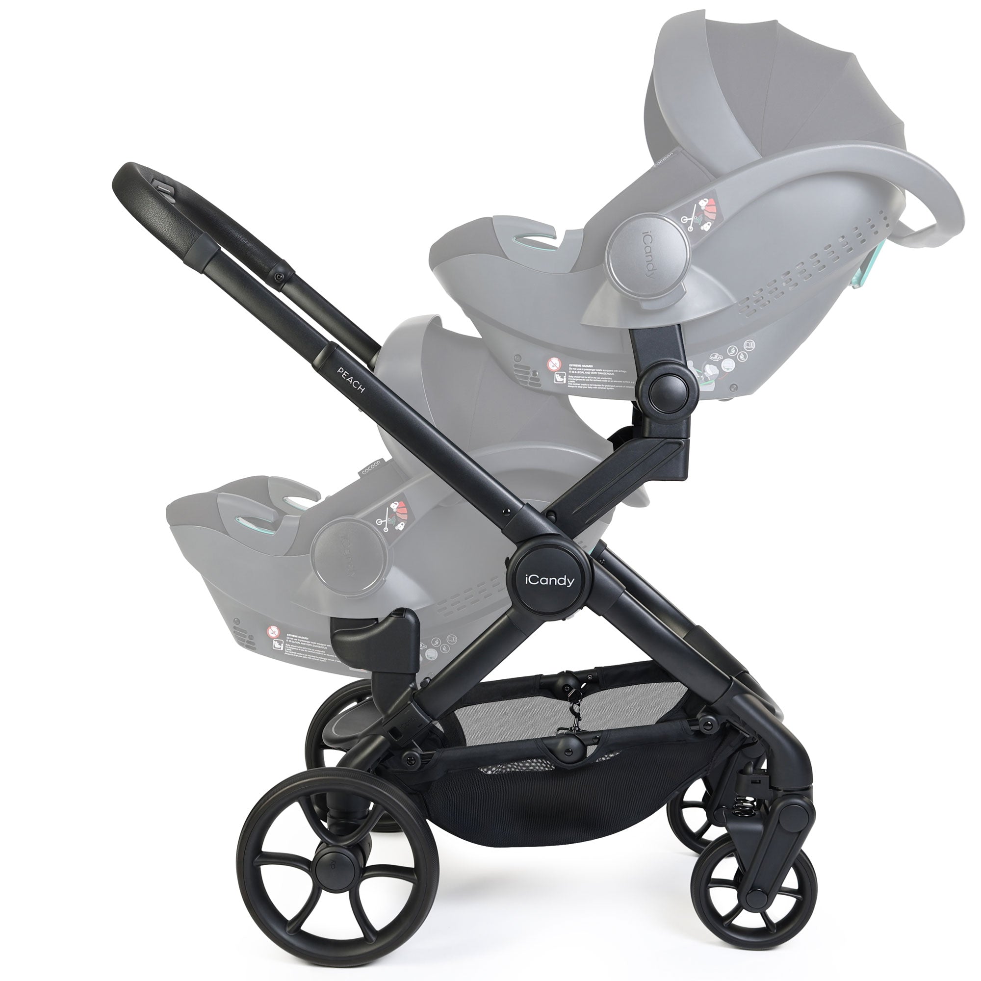 iCandy Peach 8 Twin Complete Maxi-Cosi Travel System in Porcini