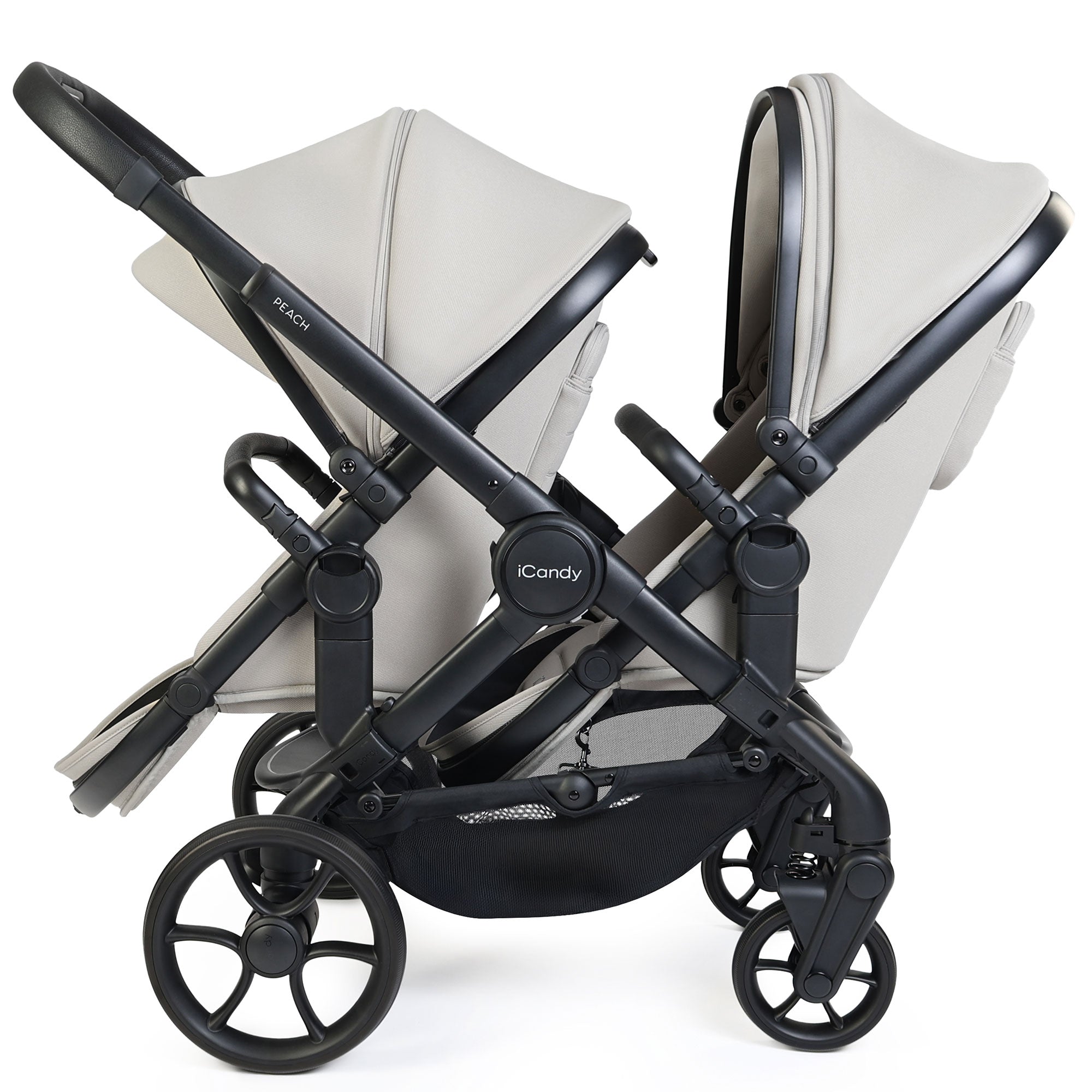 iCandy Peach 8 Twin Complete Maxi-Cosi Travel System in Taupe