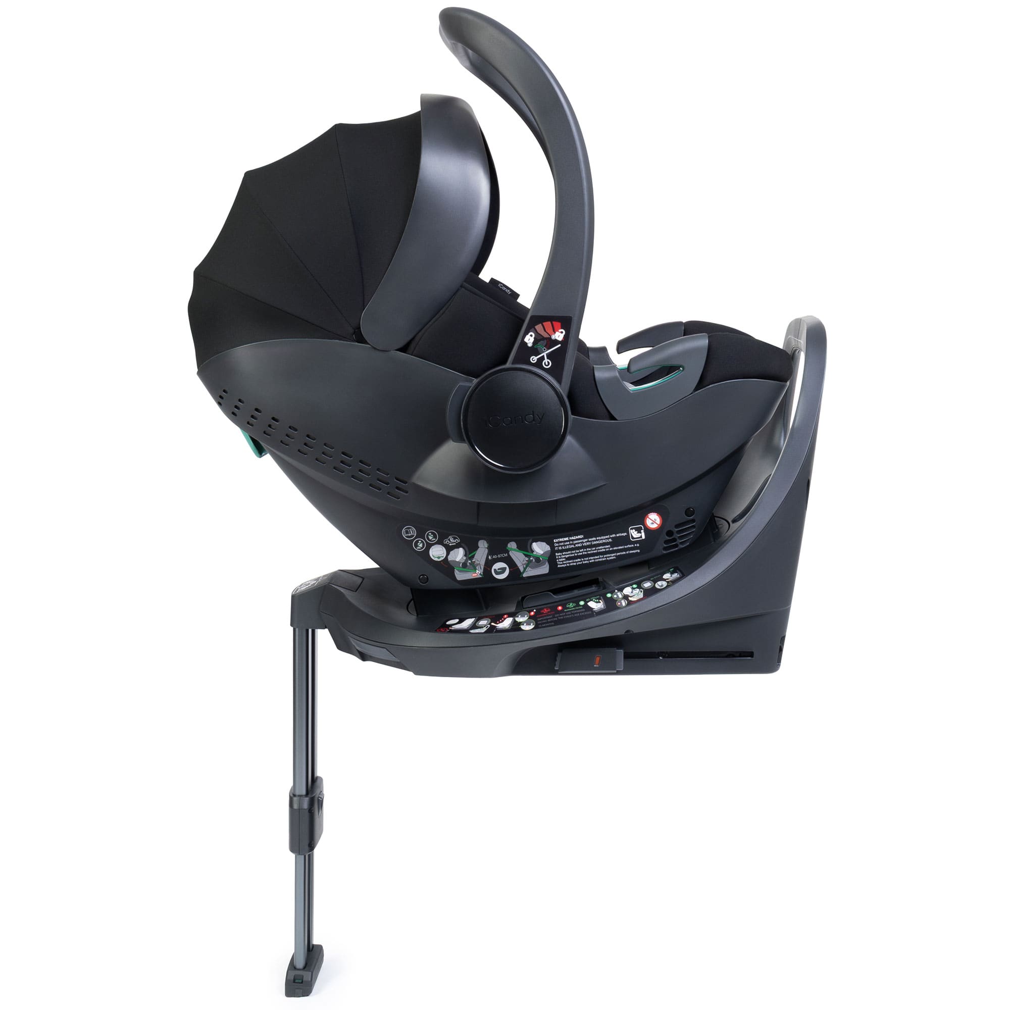 iCandy Cocoon 360 Infant Carrier & Base in Black Baby Car Seats IC3365 5010334064116