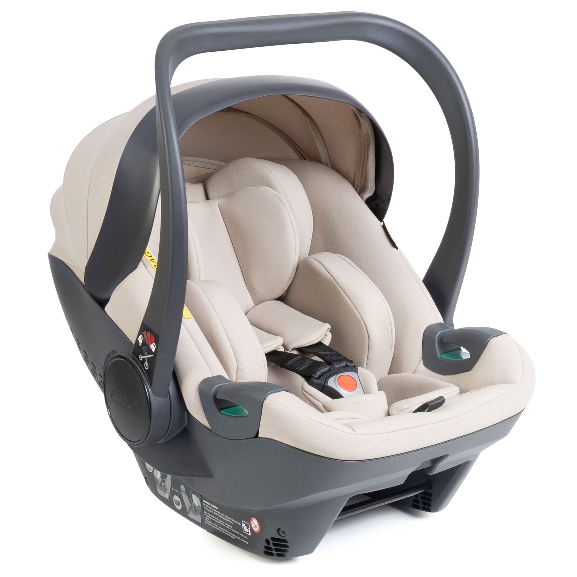 iCandy Cocoon 360 Infant Carrier & Base in Sandstone Baby Car Seats IC3367 5010334064130