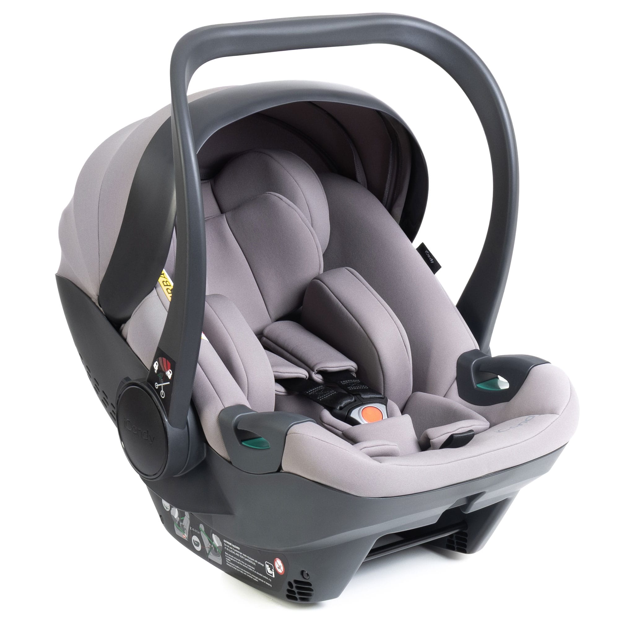 iCandy Cocoon 360 Infant Carrier & Base in Storm Grey Baby Car Seats IC3366 5010334064123