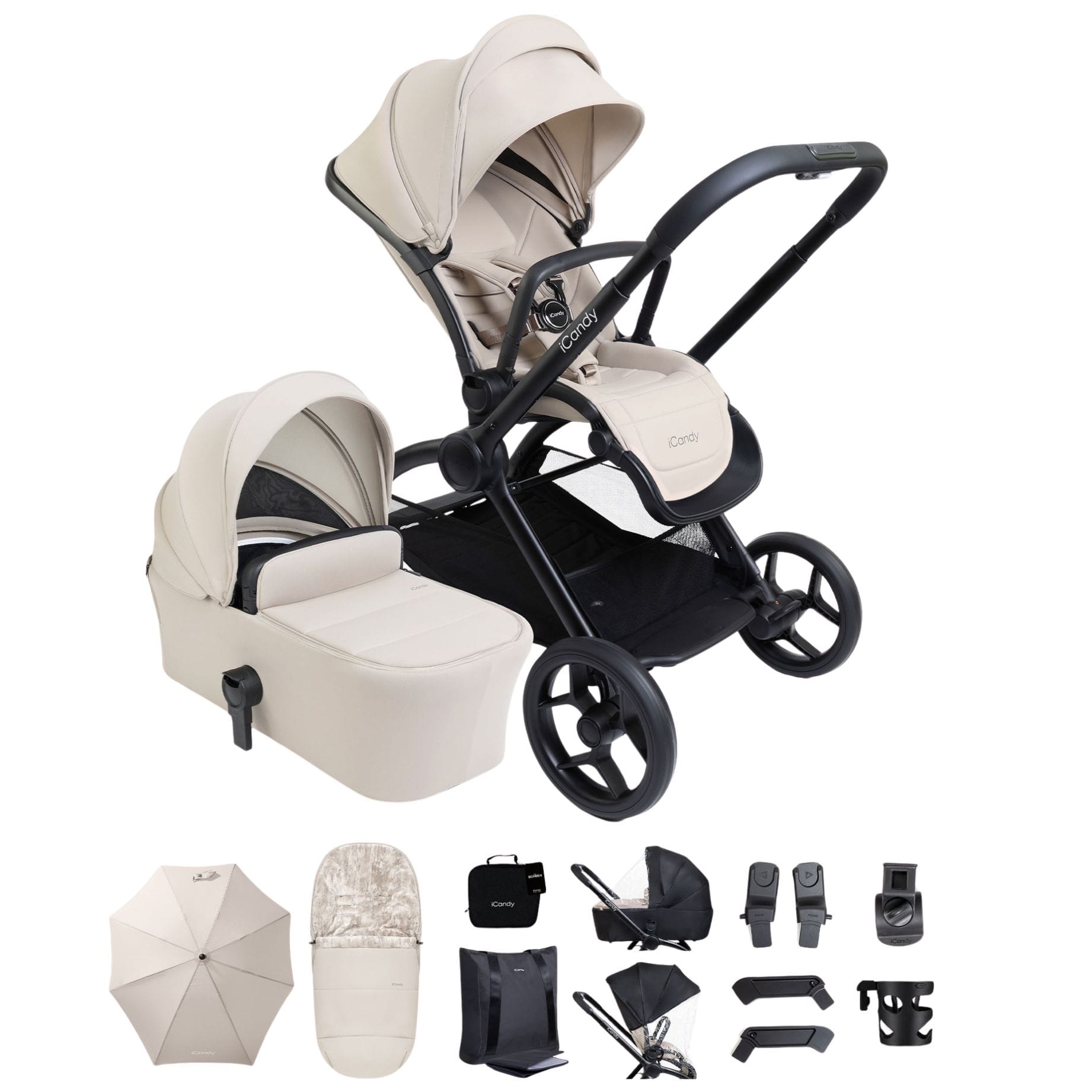 iCandy Core 2 Complete Bundle in Sandstone Baby Prams IC3275 5010334063058