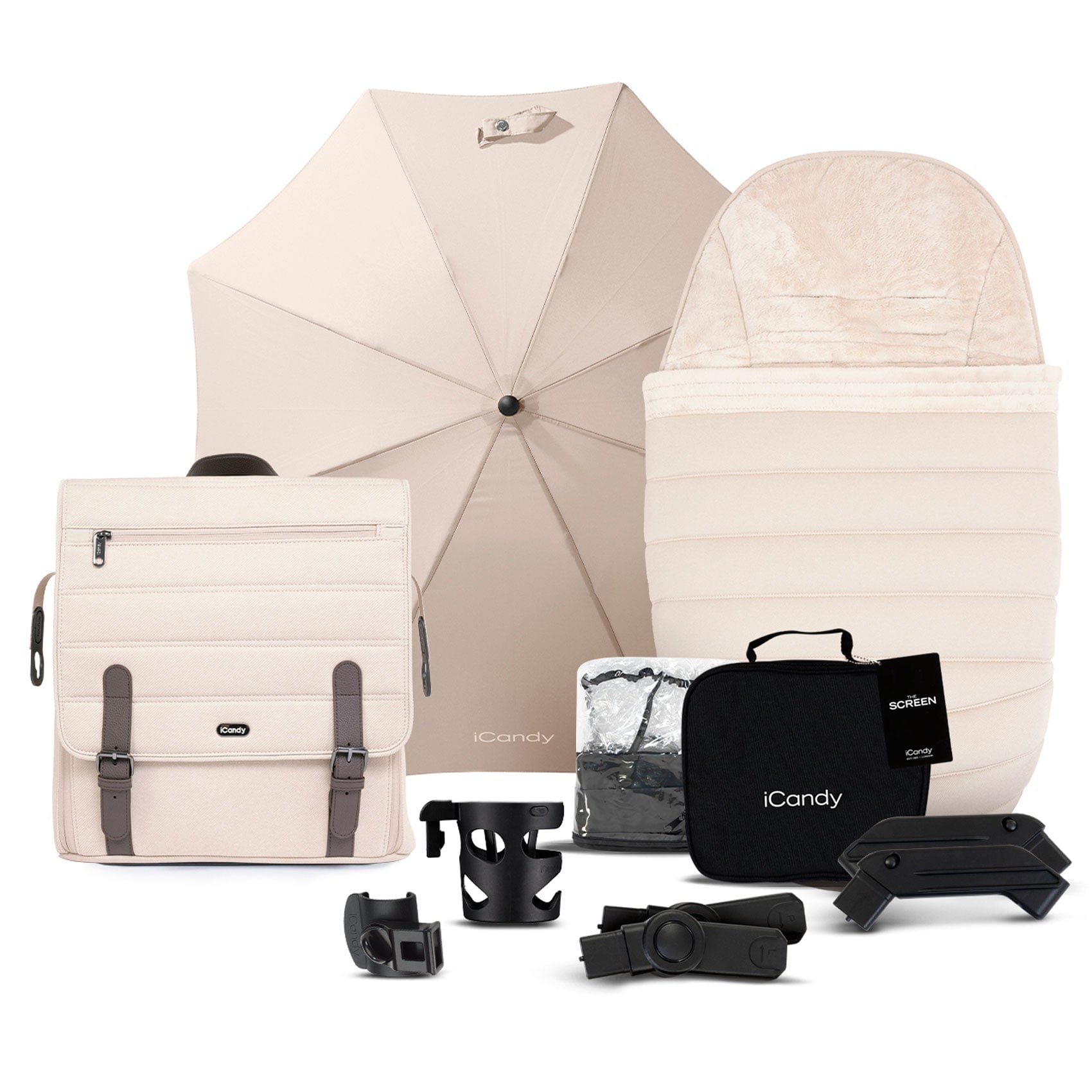 iCandy Peach 7 Complete Bundle in Biscotti Baby Prams IC2728 5010334052441