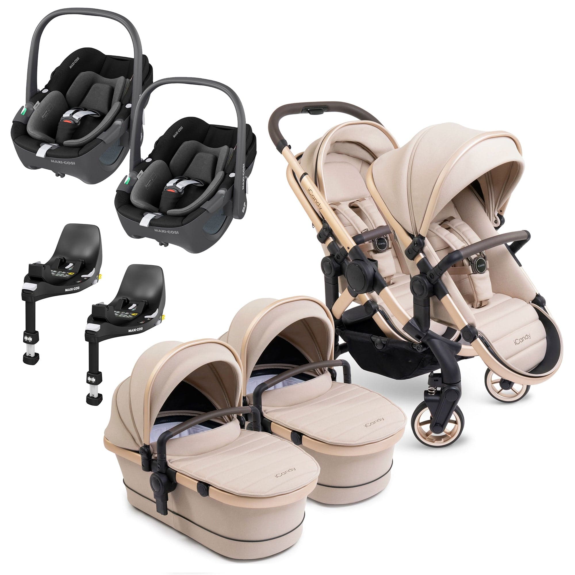Twin Stroller Maxi Cosi Infant Car Seat Stroller Car Capsule