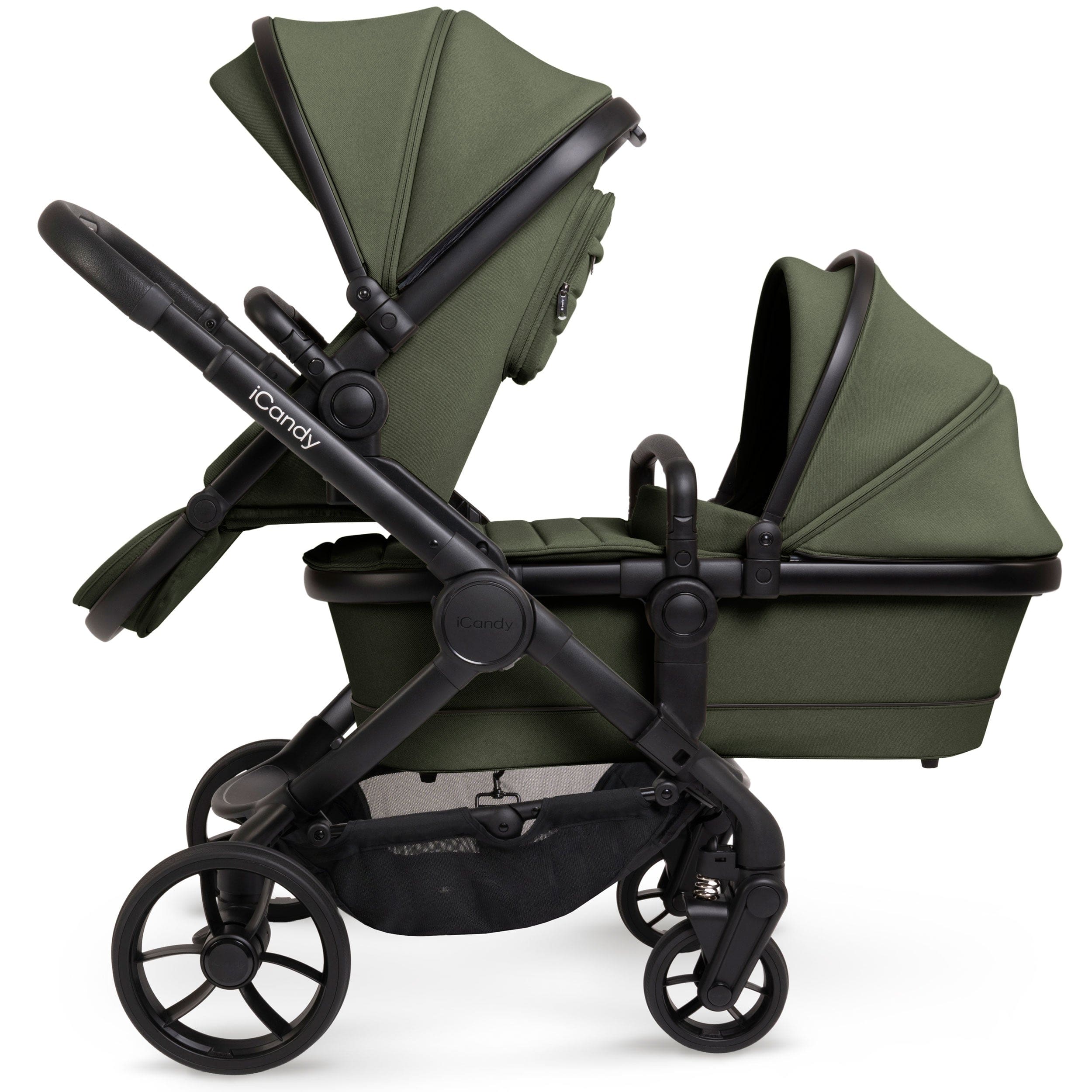 iCandy Peach 7 Twin Maxi Cosi Bundle in Ivy