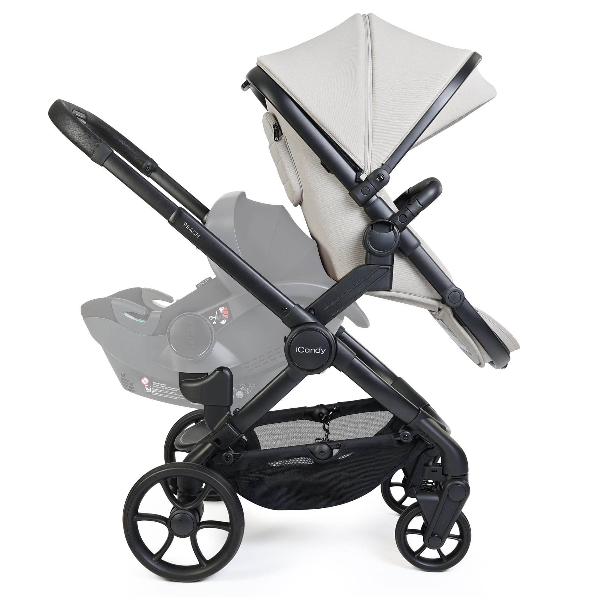 iCandy Peach 8 Double Complete Bundle in Taupe Double & Twin Prams IC3416 5010334064918