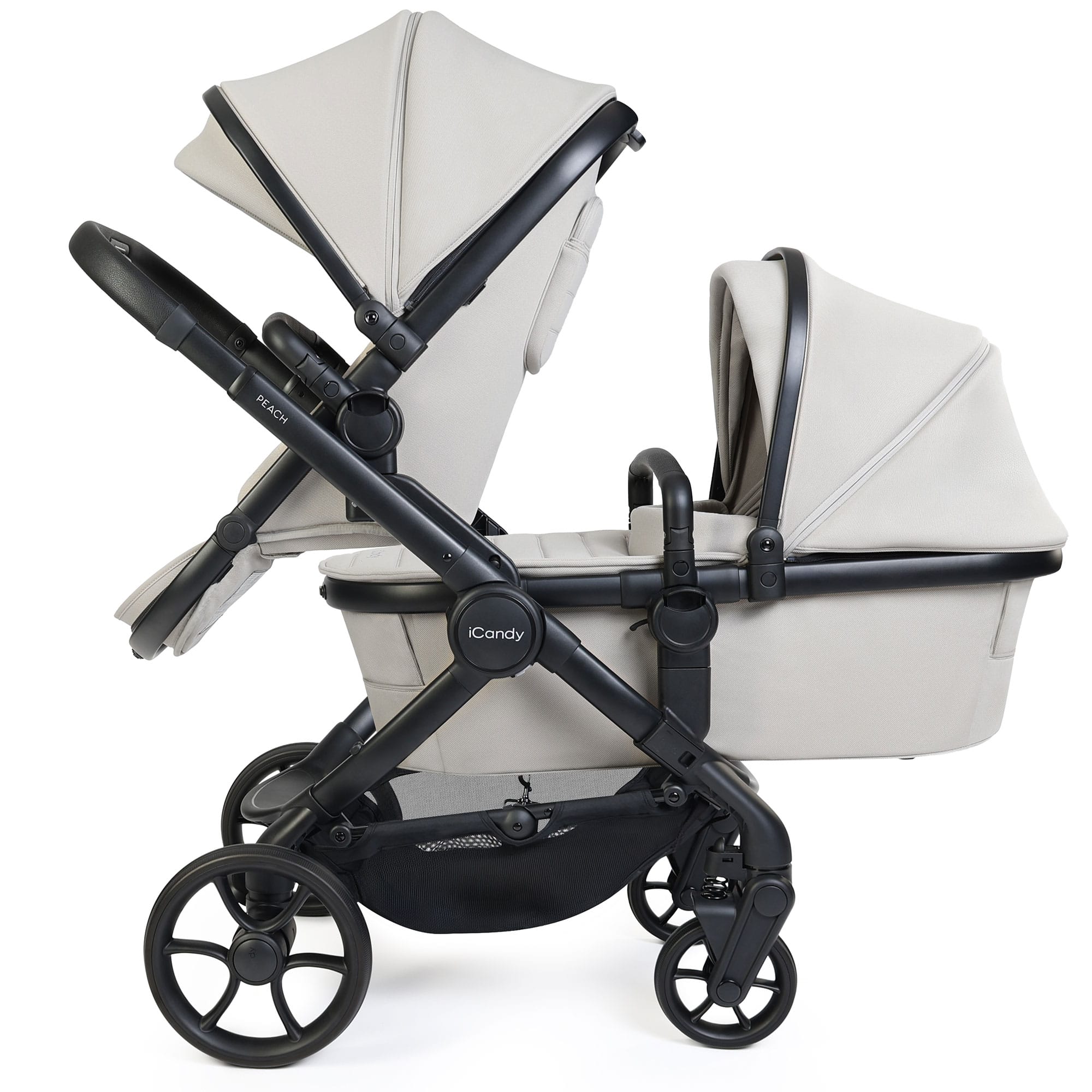 iCandy Peach 8 Double Complete Bundle in Taupe Double & Twin Prams IC3416 5010334064918