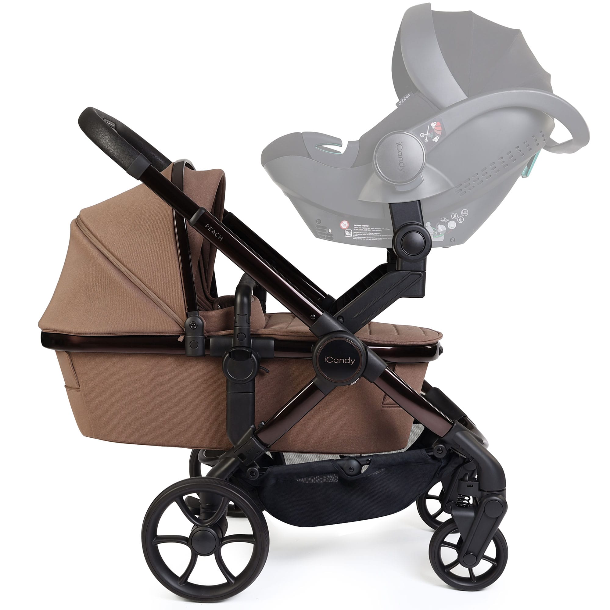 iCandy Peach 8 Editions Twin Complete Bundle in Coco Double & Twin Prams IC3444 5010334065199