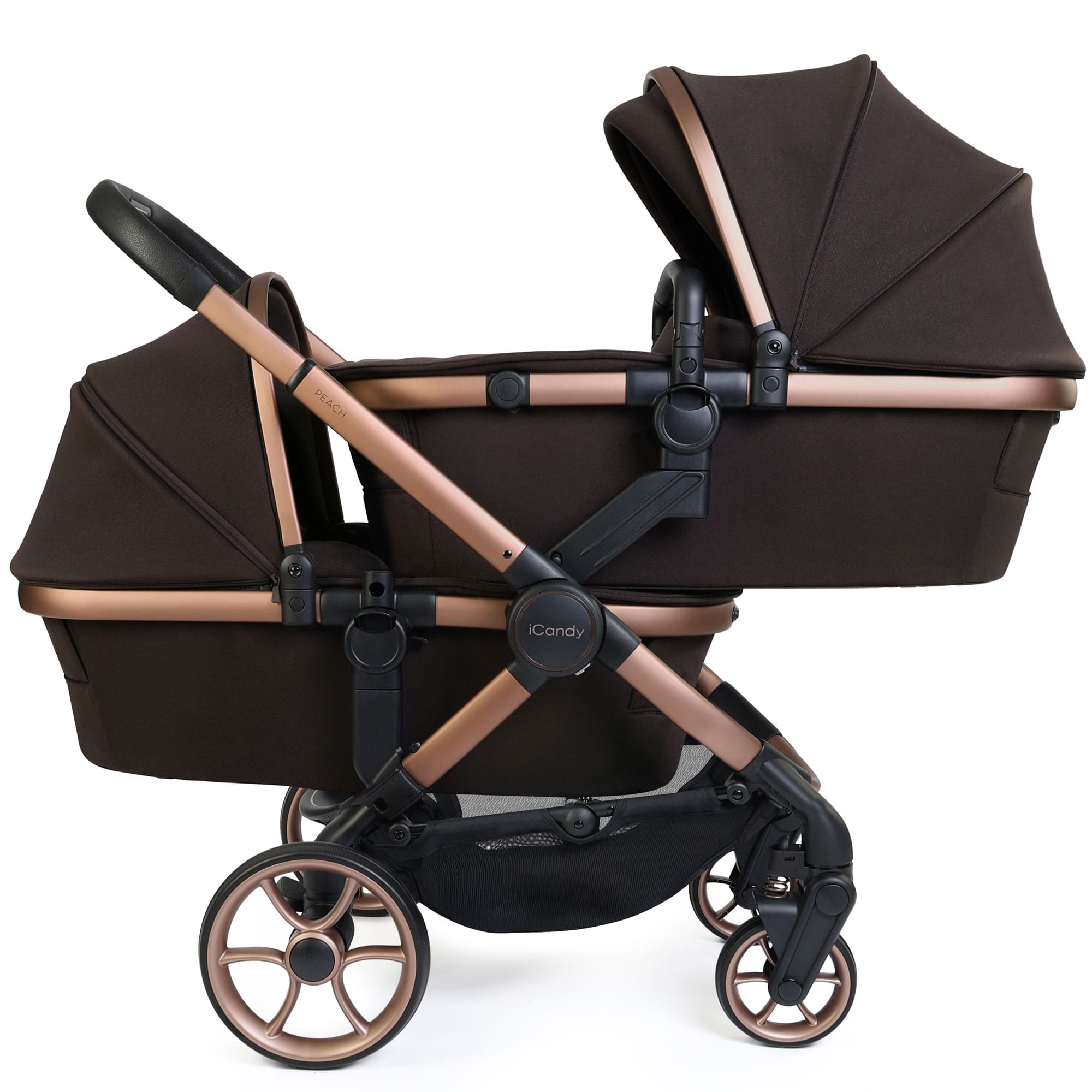 iCandy Peach 8 Editions Twin Complete Bundle in Pecan Double & Twin Prams IC3445 5010334065205