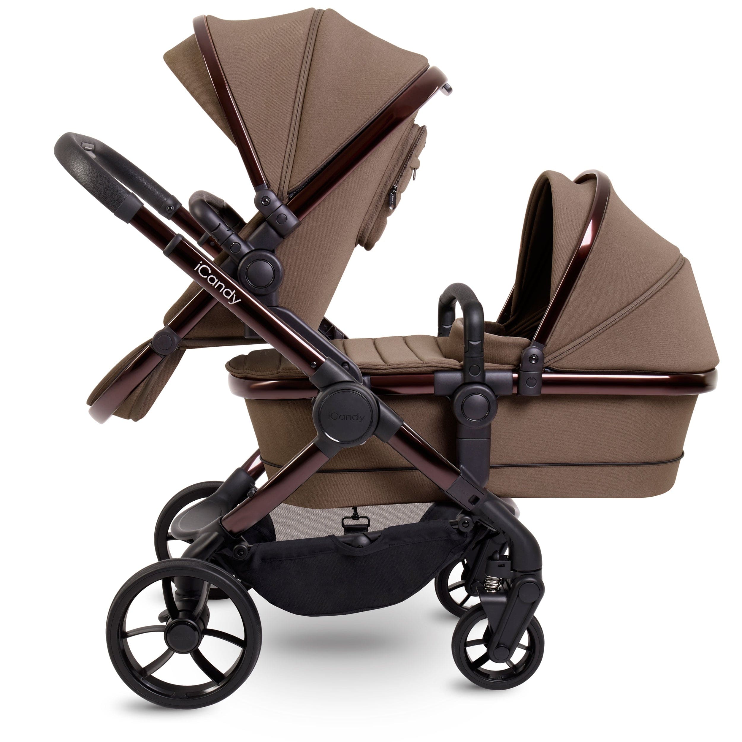 iCandy Peach 7 Double Complete Maxi-Cosi Travel System in Coco Pram Bundles