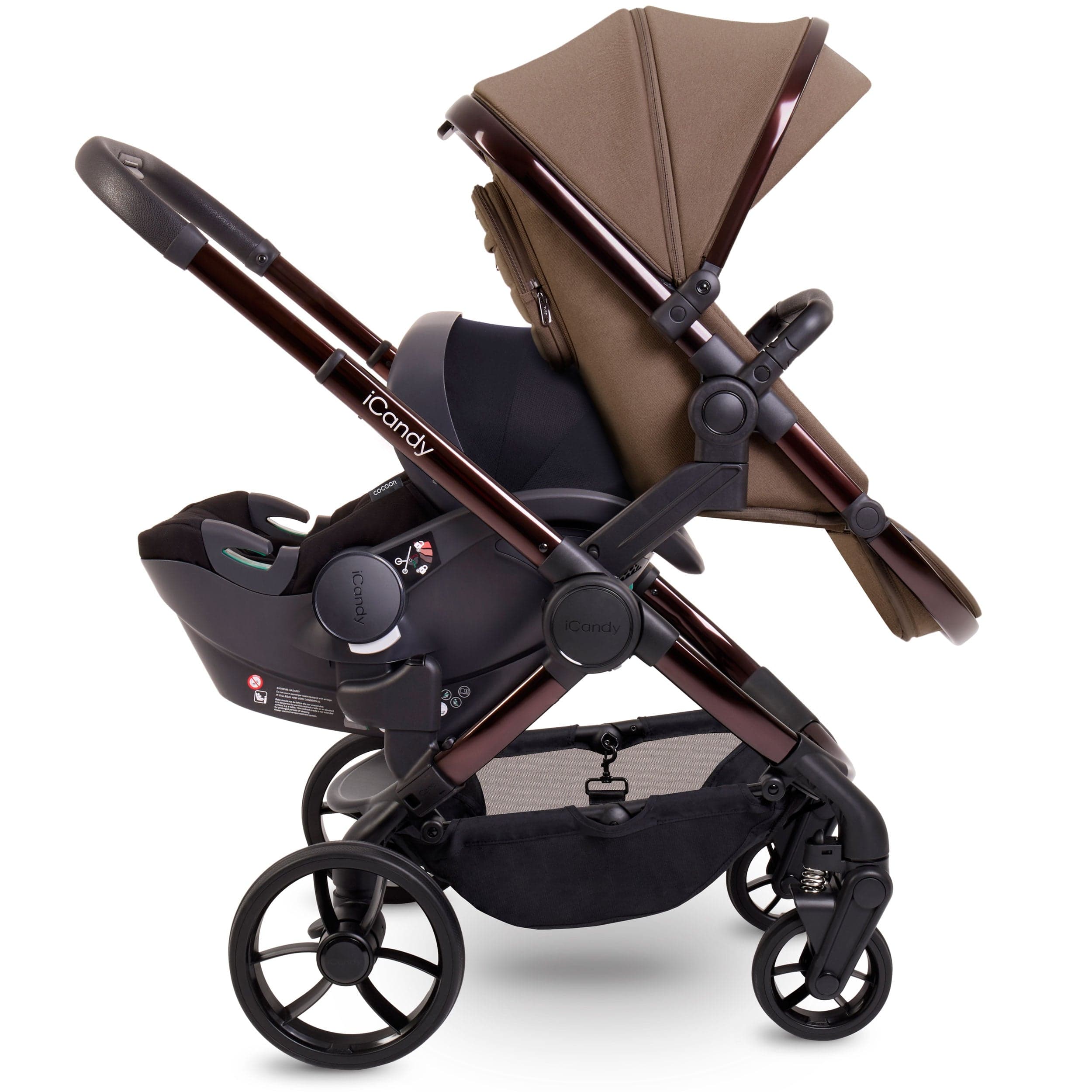 iCandy Peach 7 Double Complete Maxi-Cosi Travel System in Coco Pram Bundles