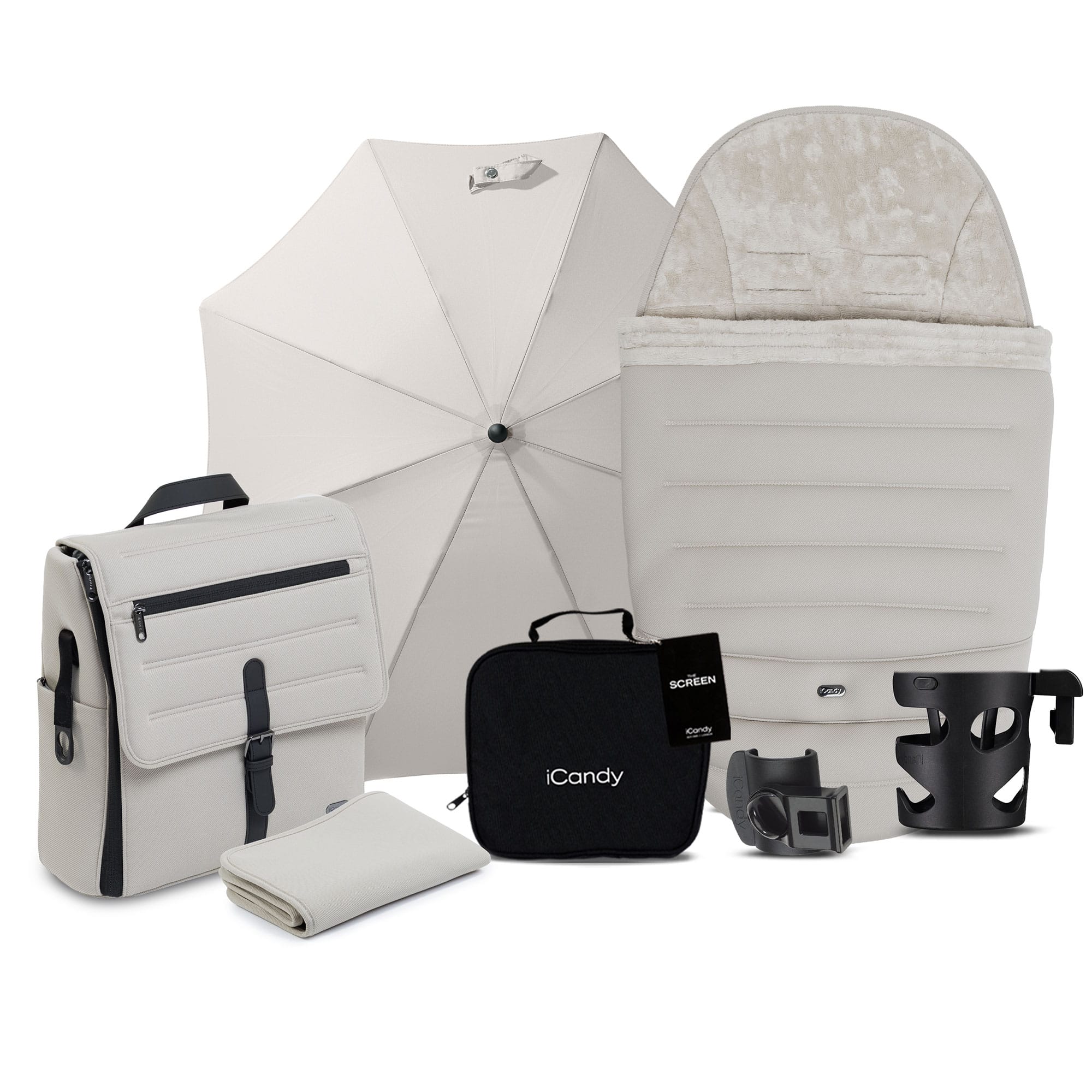 iCandy Peach 8 Complete Bundle in Taupe Pram Bundles IC3400 5010334064758