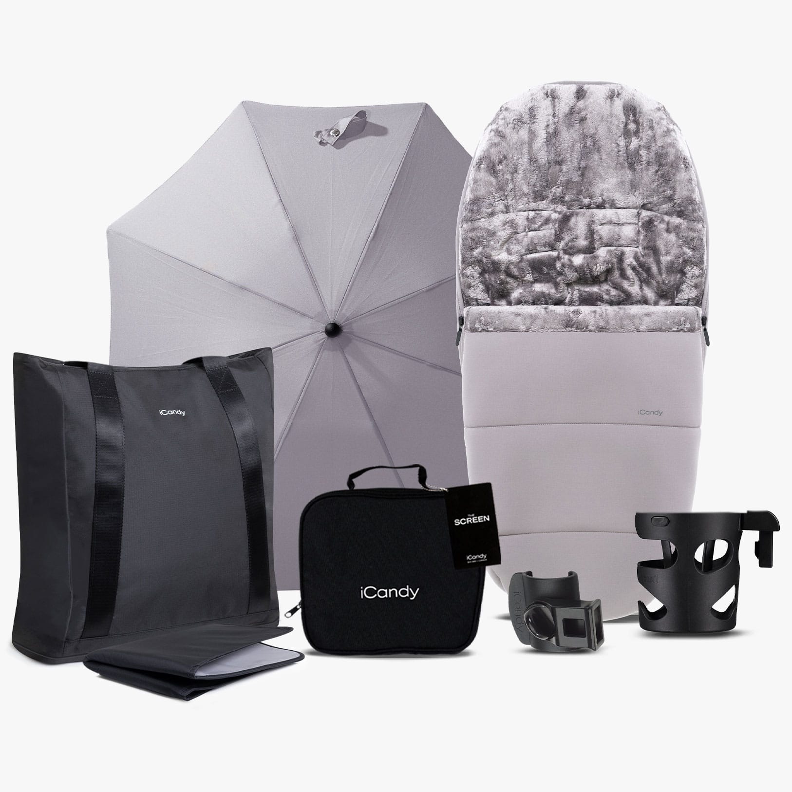 iCandy Core 2 Complete Bundle with COCOON 360 in Storm Grey Travel Systems IC3271 5010334063010