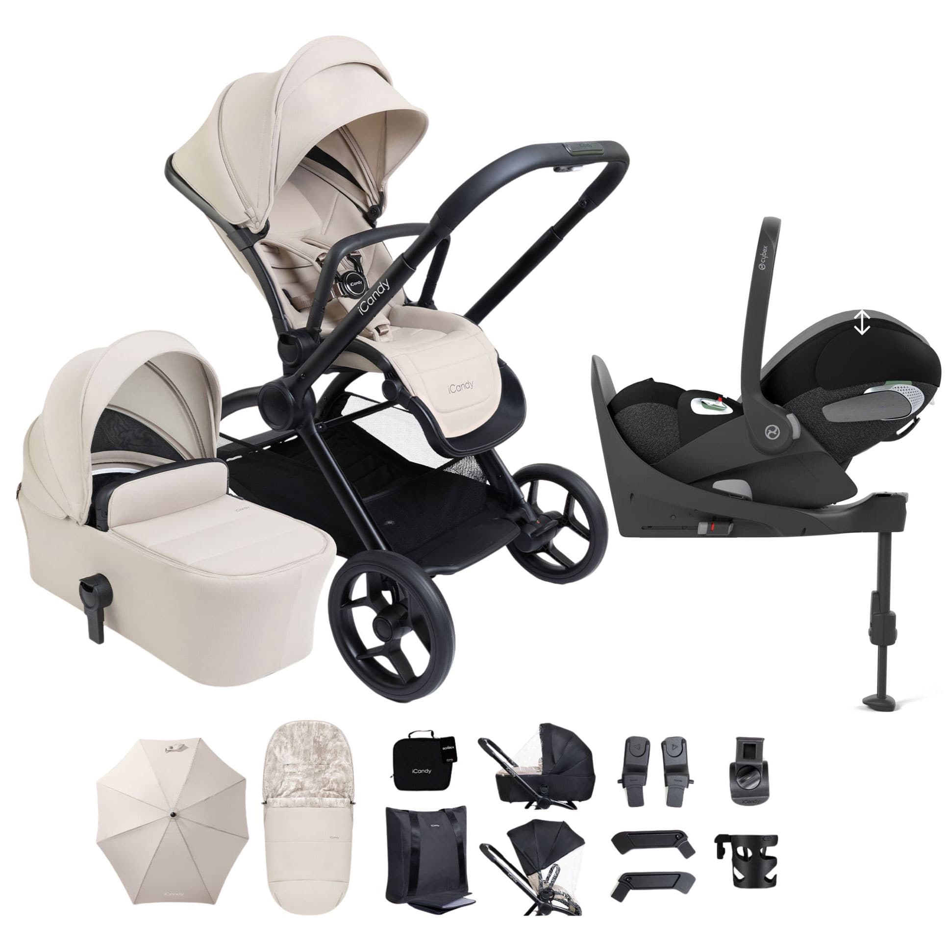 iCandy Core 2 Complete Cybex Bundle in Sandstone Travel Systems 21573-SAN 5010334063027