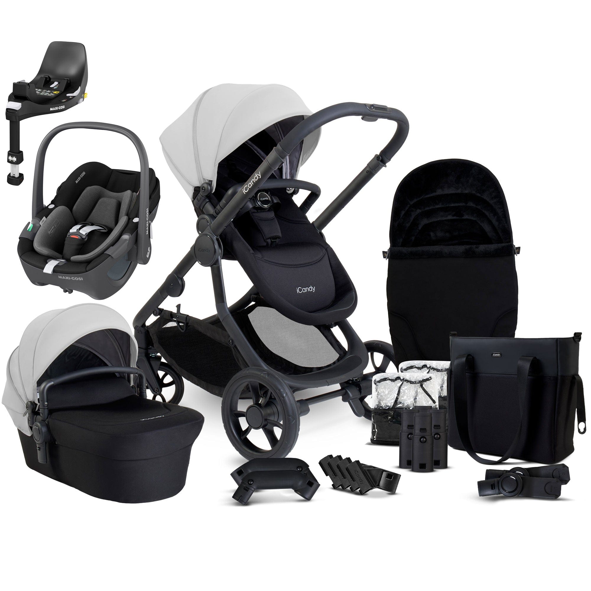 iCandy Orange 4 Maxi-Cosi Travel System in Glacier Travel Systems 18207-COM-PEB 5010334060590