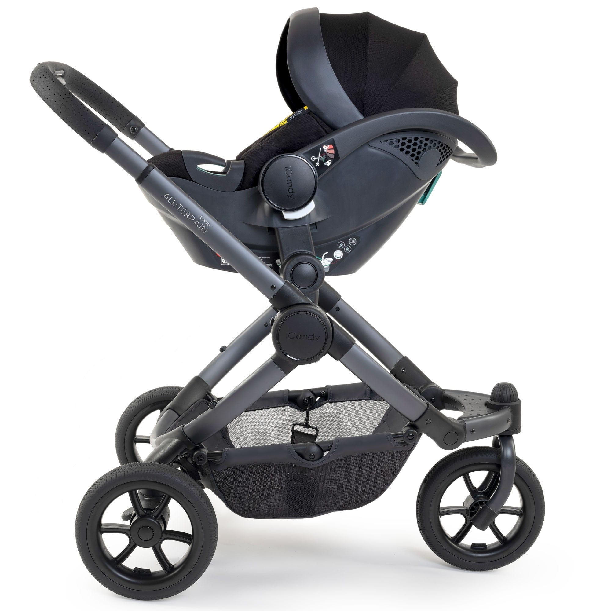 maxi cosi all terrain stroller iCandy Peach 7 All Terrain Complete Maxi-Cosi Bundle in Storm