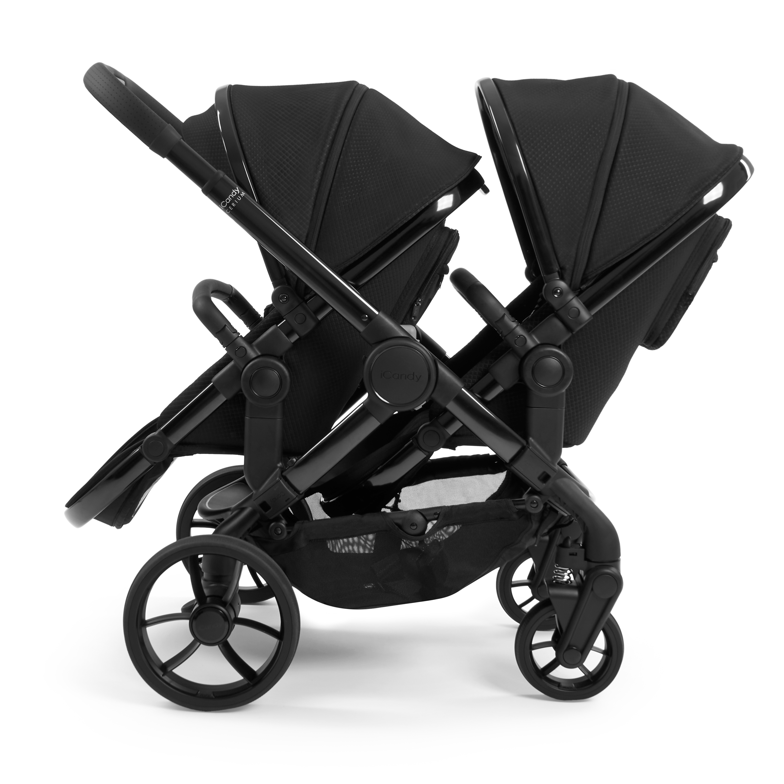 iCandy Peach 7 Cerium Double Maxi Cosi Travel System in Black
