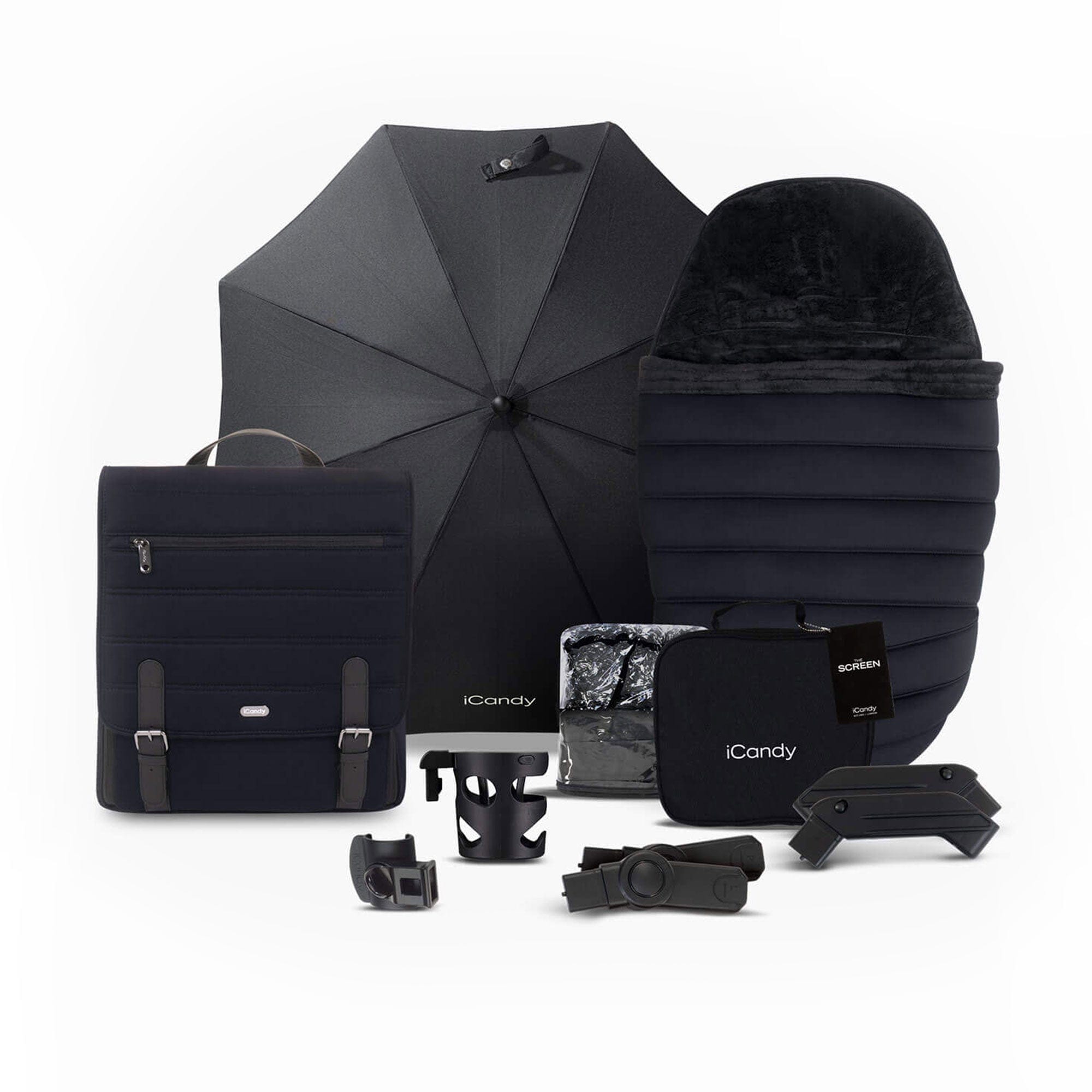iCandy Peach 7 Complete Besafe Bundle in Black Travel Systems 17831-BLK 5010334048093