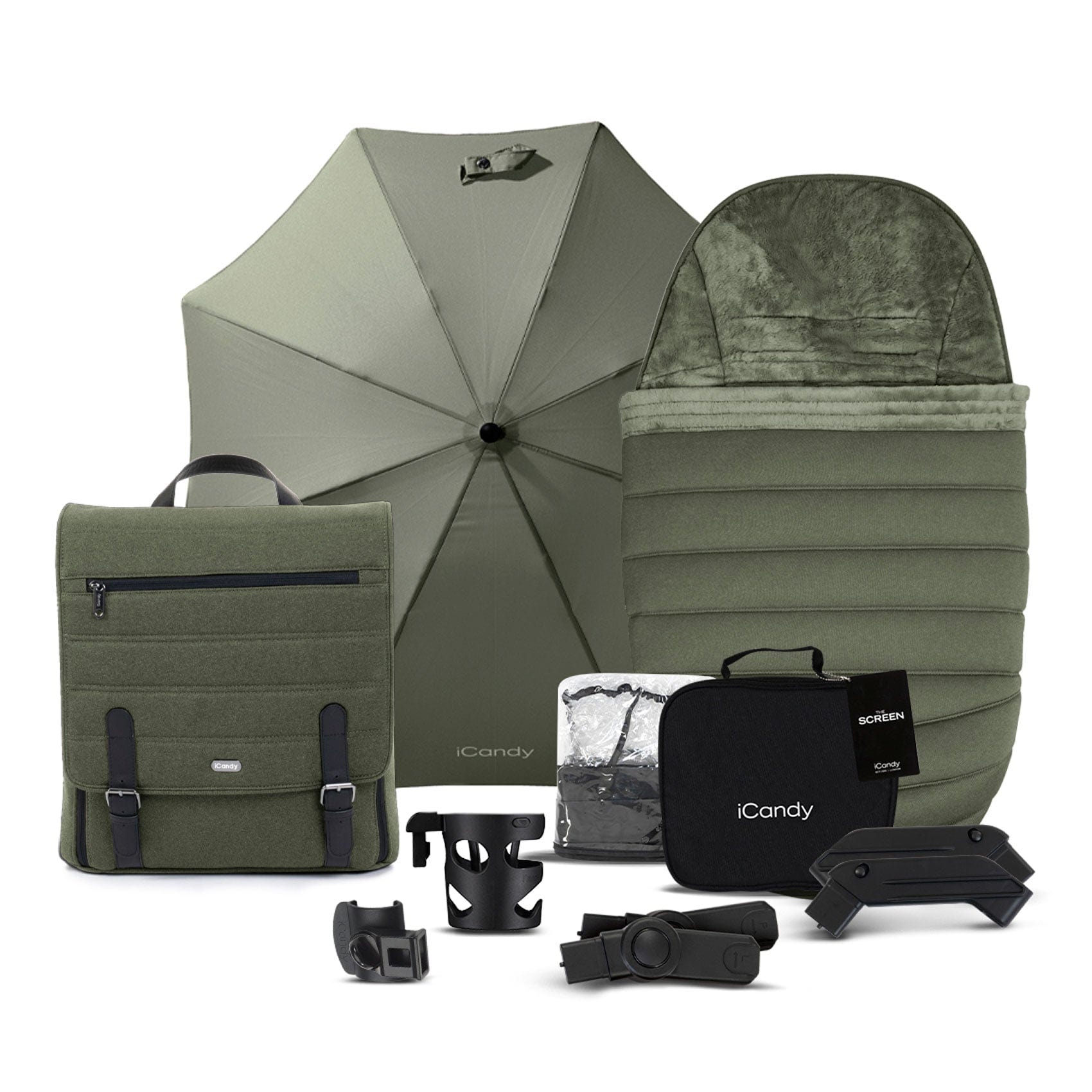 iCandy Peach 7 Complete Besafe Bundle in Ivy Travel Systems 17836-IVY 5010334056784