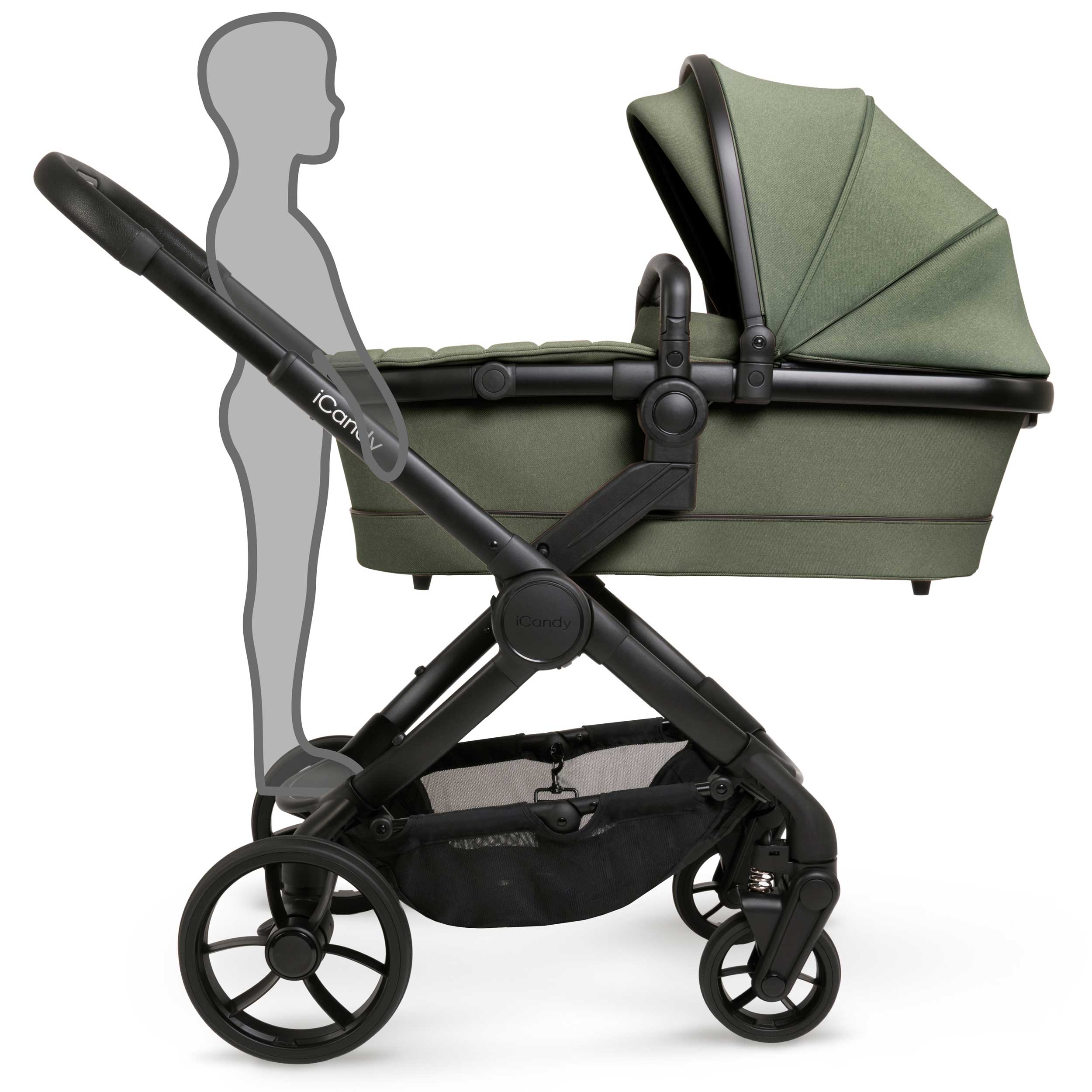 iCandy Peach 7 Complete Besafe Bundle in Ivy Travel Systems 17836-IVY 5010334056784