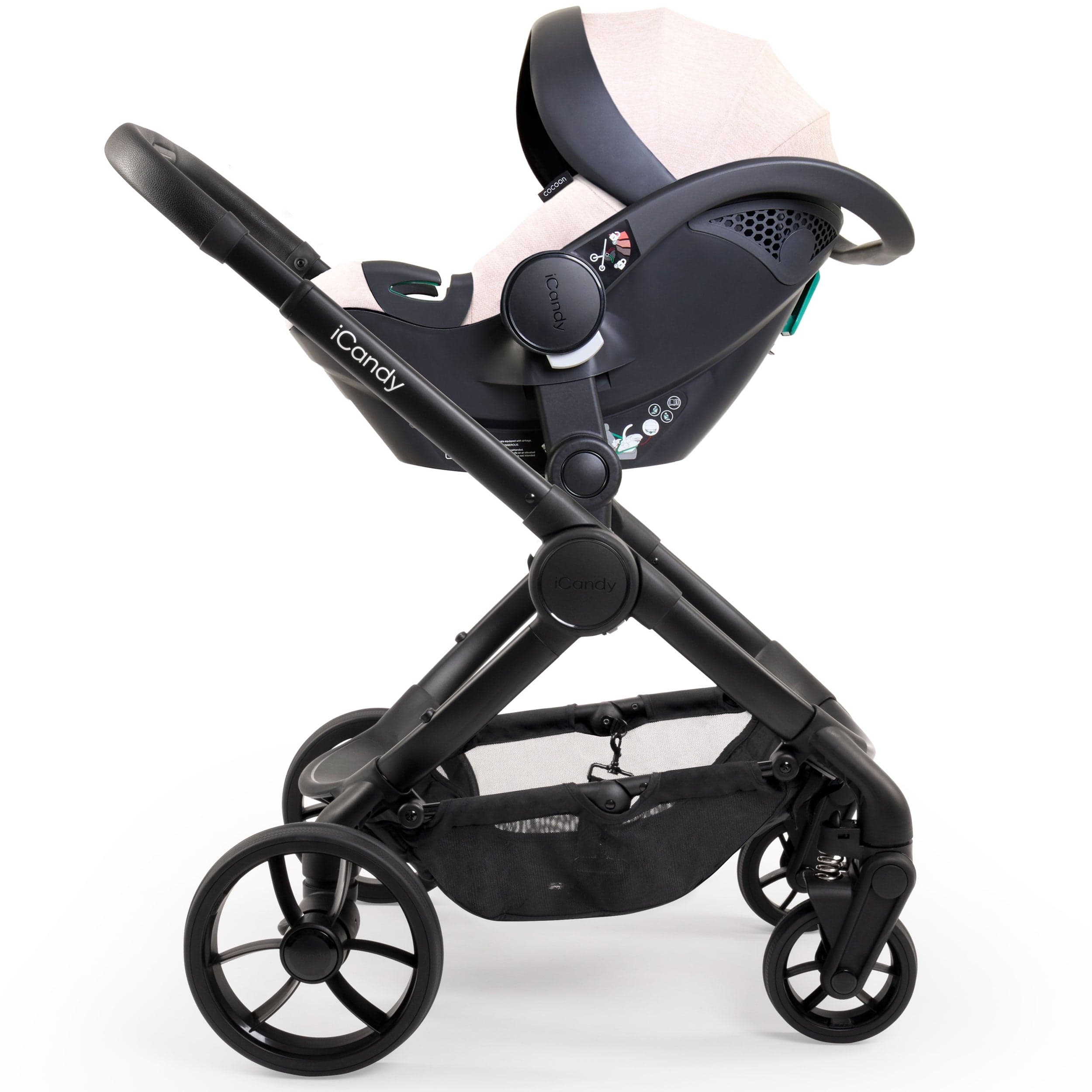iCandy Peach 7 Complete Bundle with COCOON Car Seat in Cookie Travel Systems IC2979 5010334057972