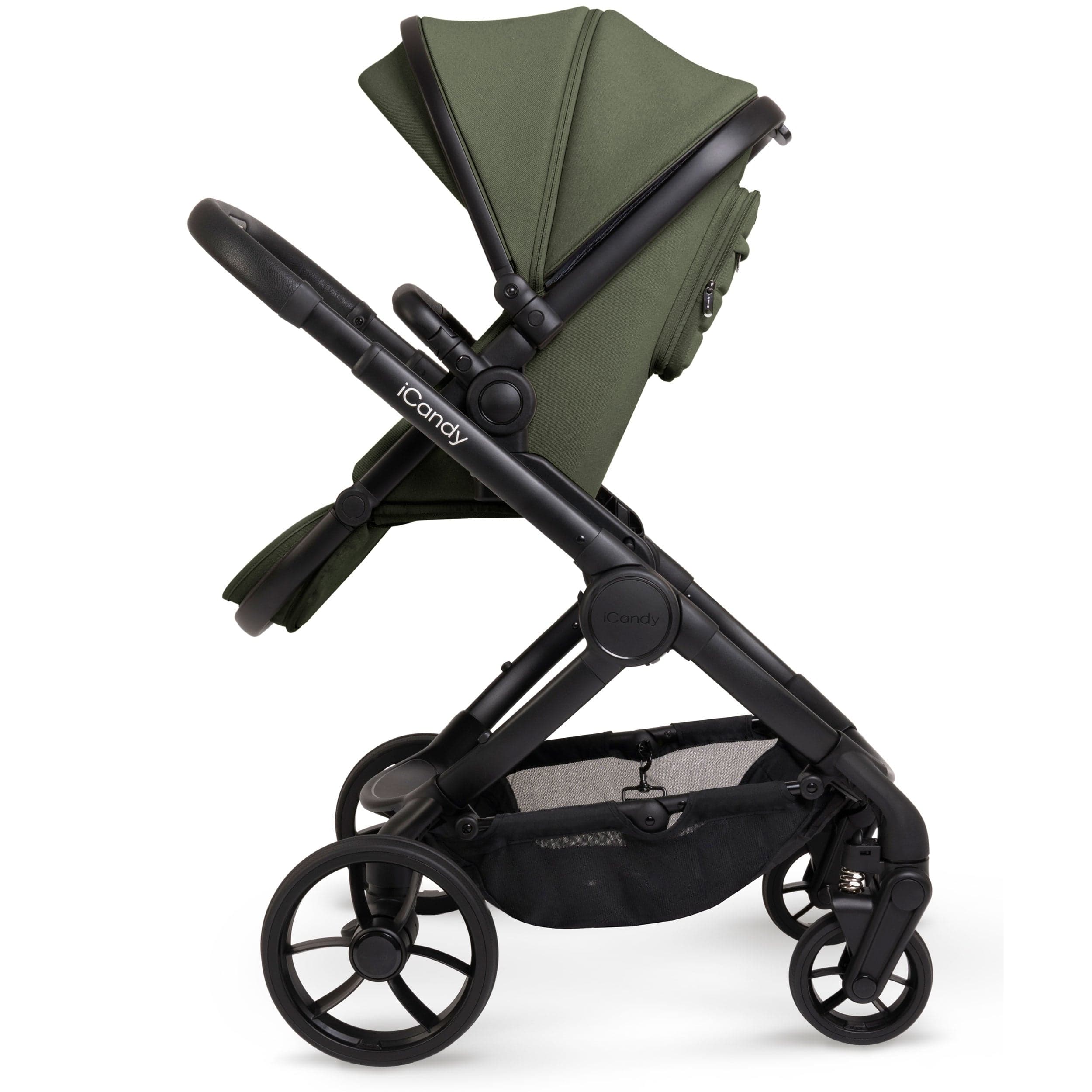 iCandy Peach 7 Complete Bundle with COCOON Car Seat in Ivy Travel Systems IC2983 5010334058016
