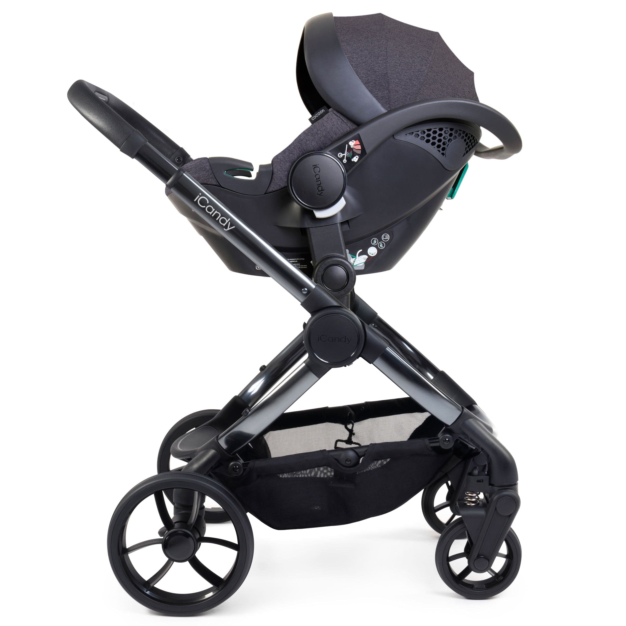 iCandy Peach 7 Complete Bundle with COCOON Car Seat in Truffle Travel Systems IC2977 5010334057958