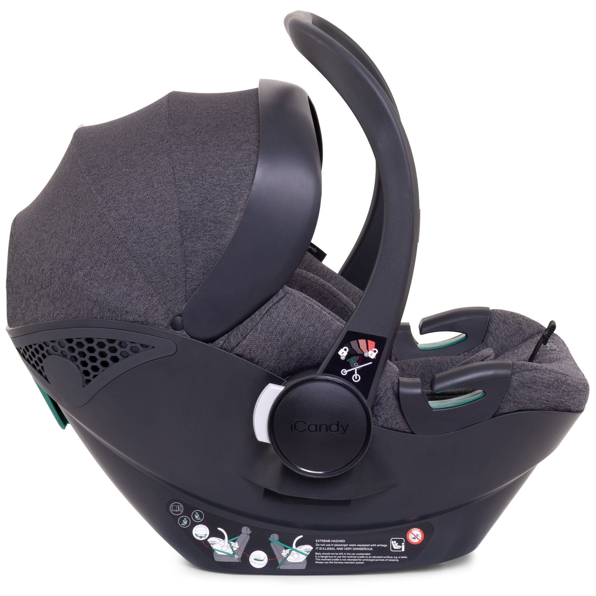 iCandy Peach 7 Complete Bundle with COCOON Car Seat in Truffle Travel Systems IC2977 5010334057958