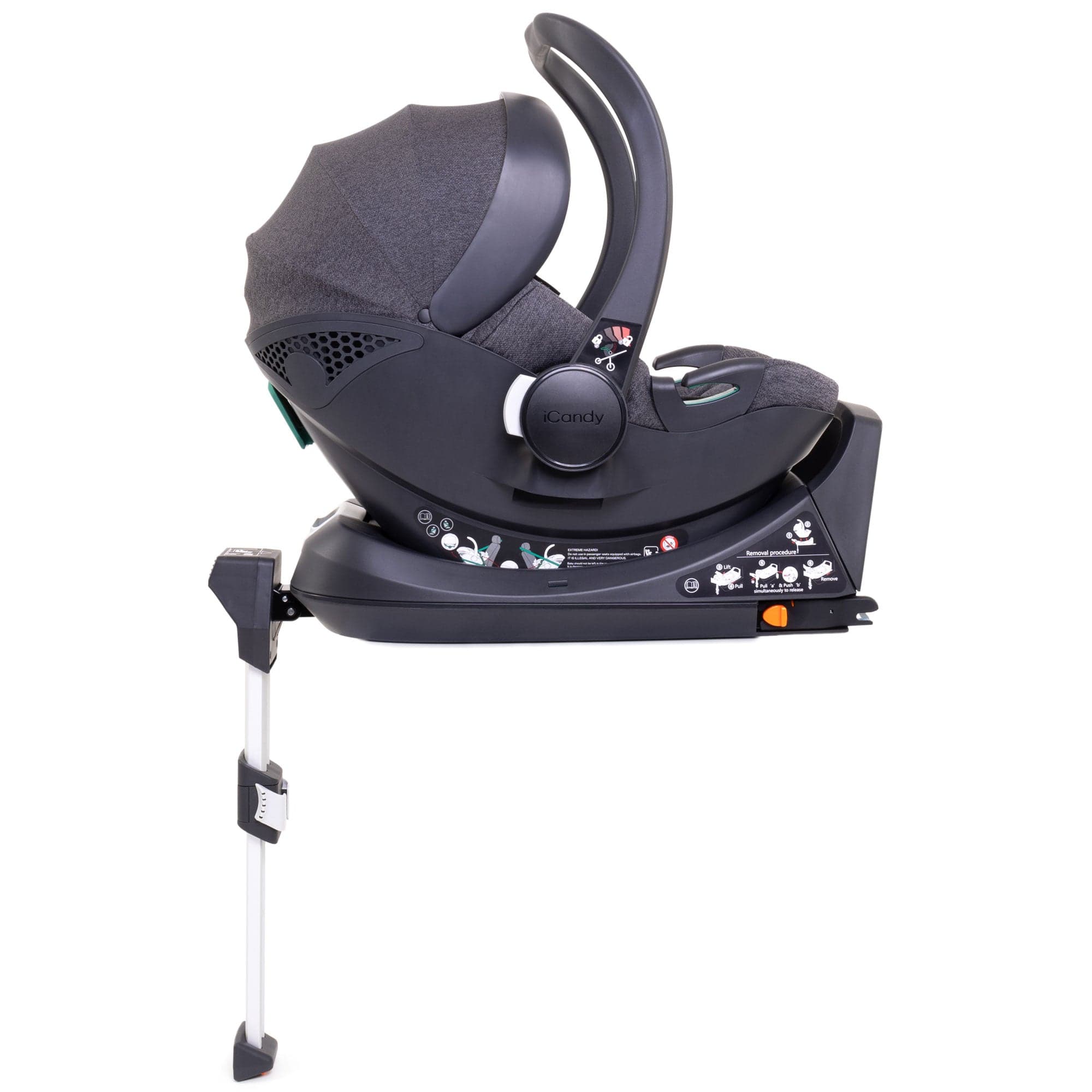 iCandy Peach 7 Complete Bundle with COCOON Car Seat in Truffle Travel Systems IC2977 5010334057958