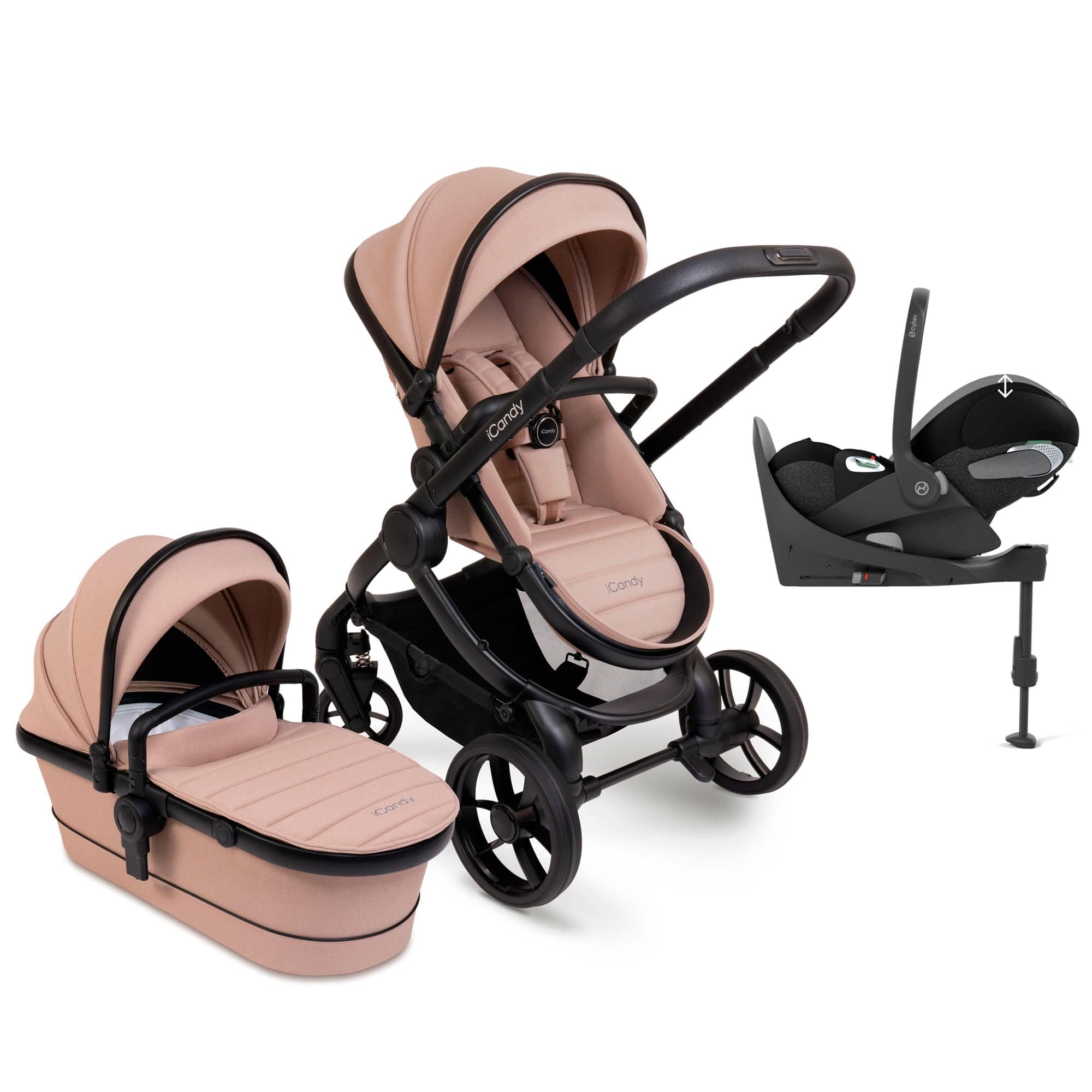 iCandy Peach 7 Cybex Combo Set in Cookie Travel Systems 16000-COO-2 5010334052878