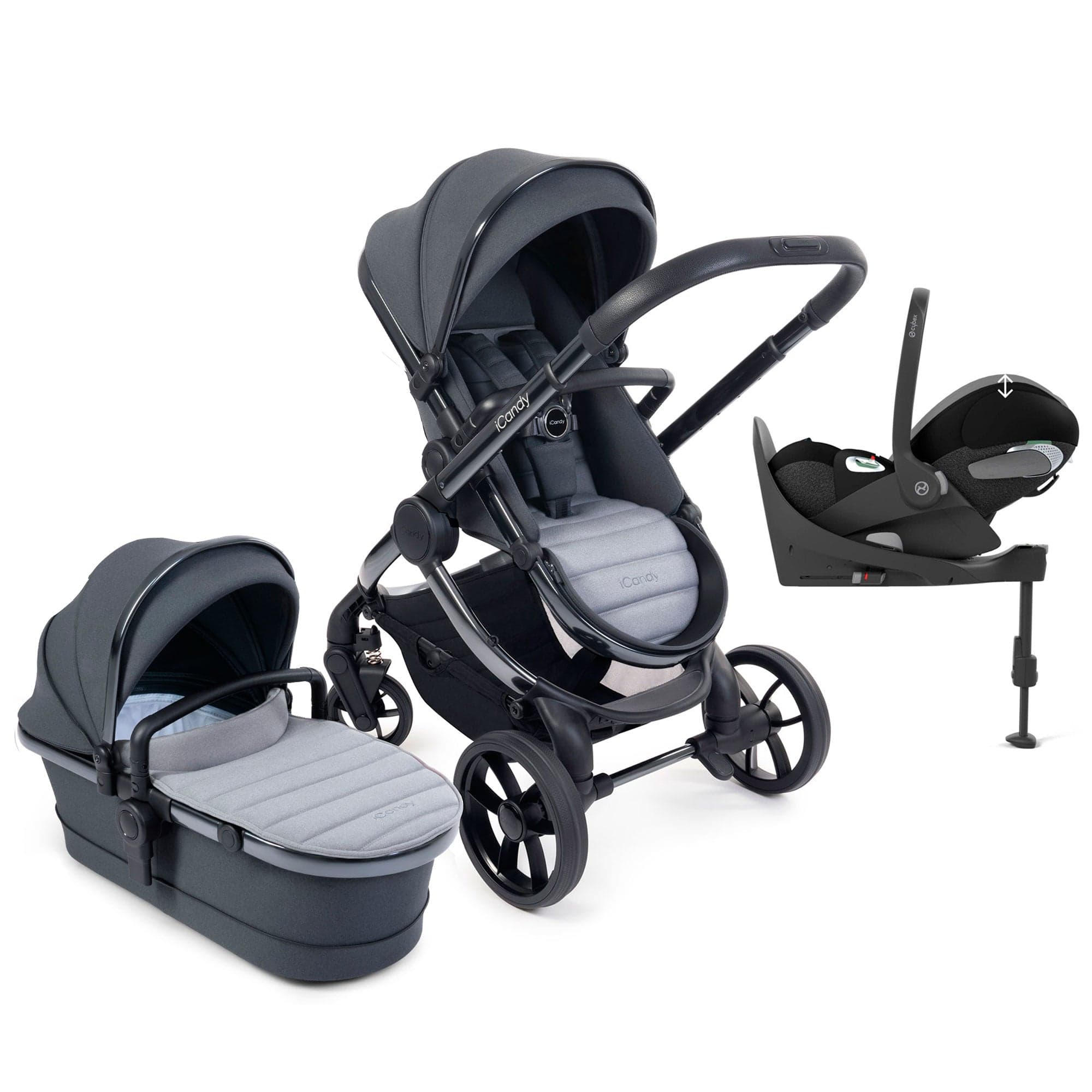 iCandy Peach 7 Cybex Combo Set in Truffle Travel Systems 15998-TRU-2 5010334048109