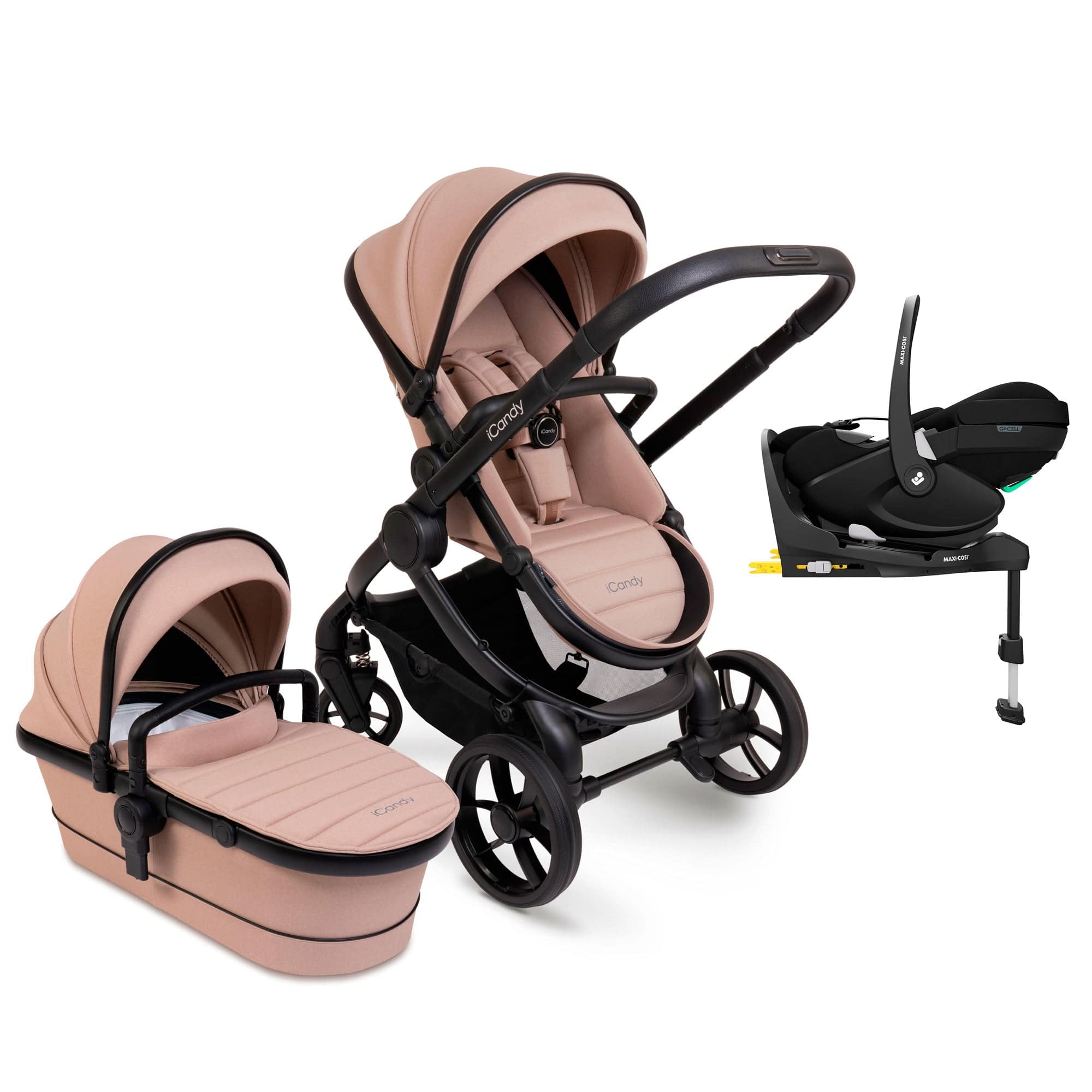 iCandy Peach 7 Maxi-Cosi Combo Set in Cookie Travel Systems 15973-COO-2 5010334052878