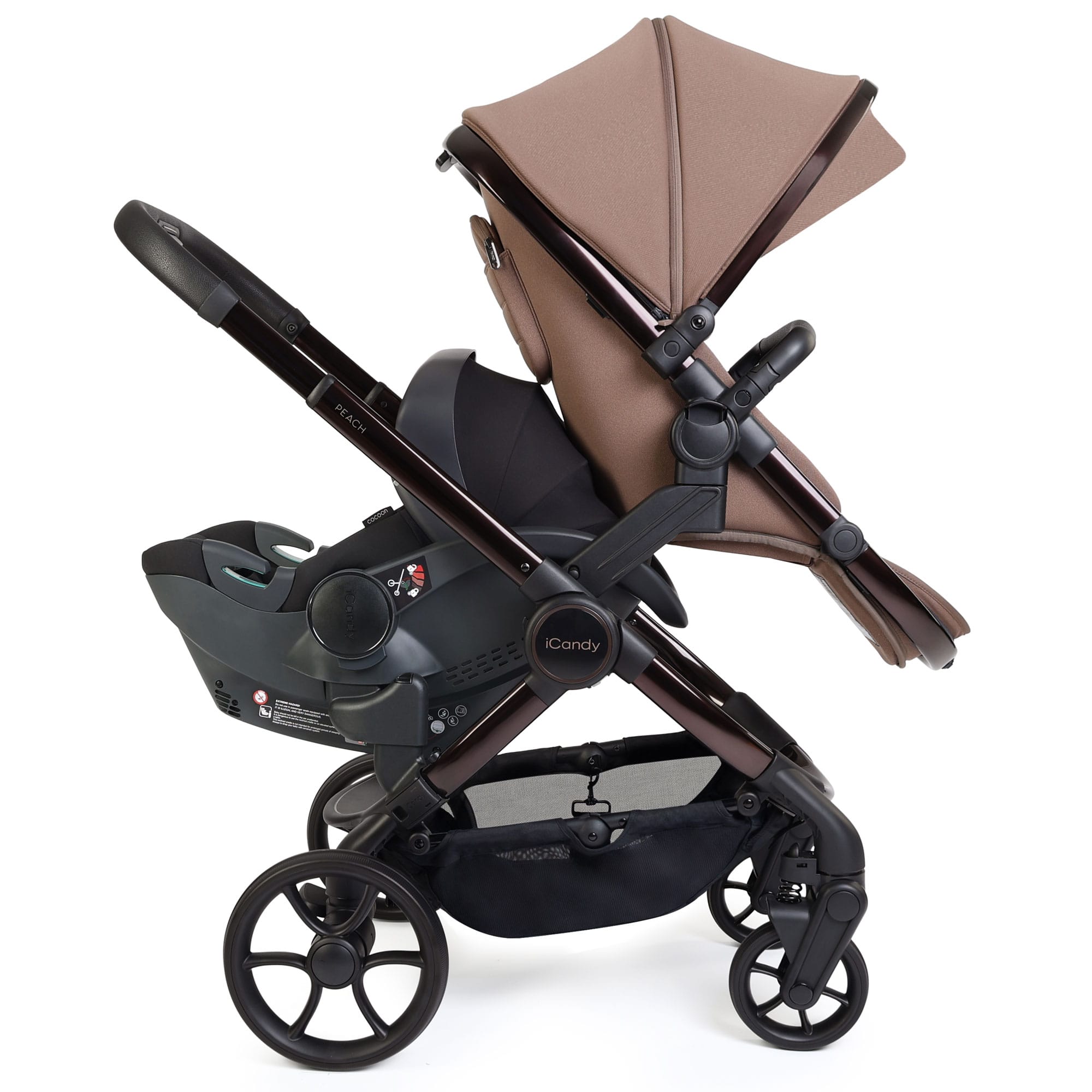 iCandy Peach 8 Editions Double Complete Bundle with Cocoon 360 in Coco Travel Systems P8-DBL-COC 5010334064956