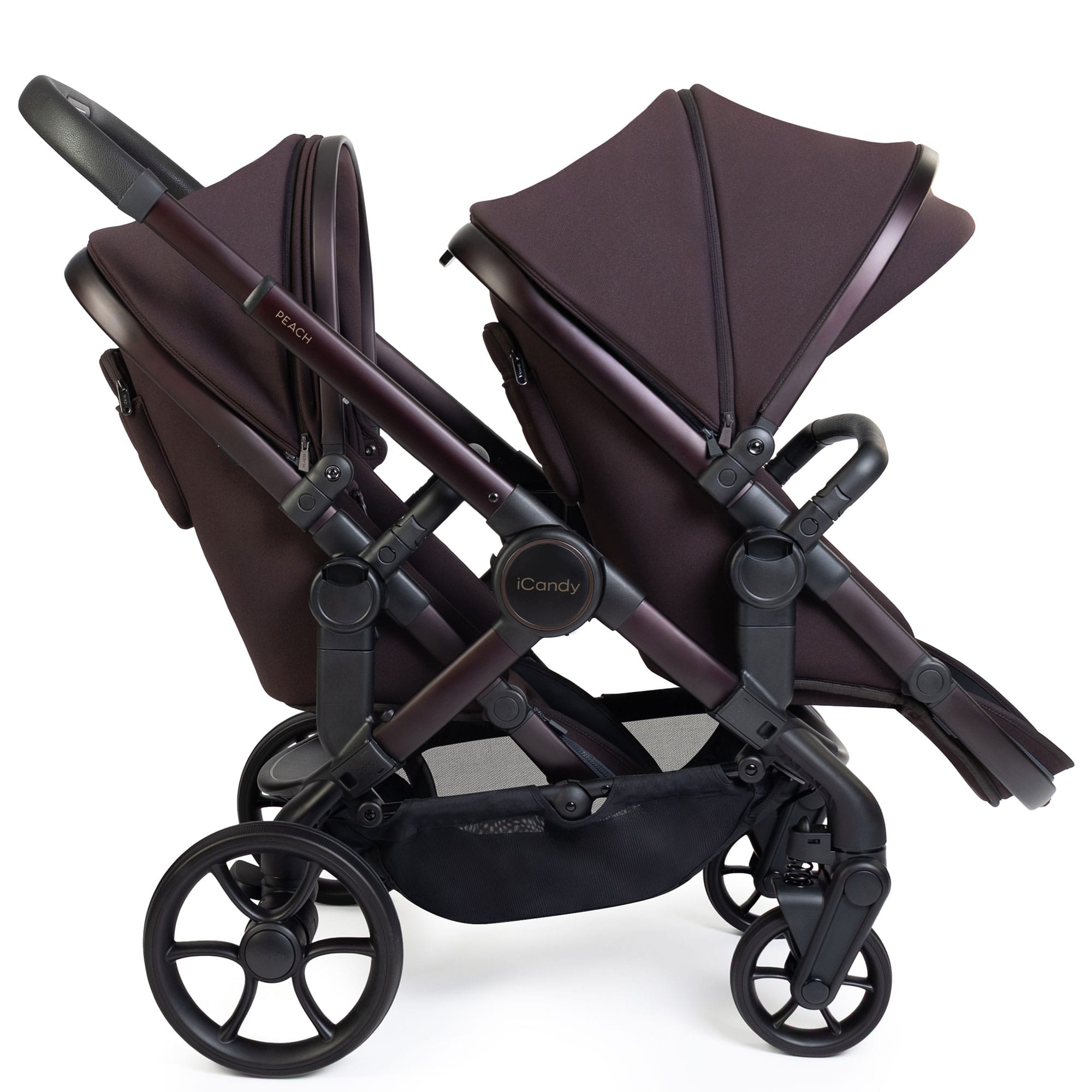 iCandy Peach 8 Editions Double Complete Bundle with Cocoon 360 in Coffee Bean Travel Systems P8-DBL-COF 5010334064970
