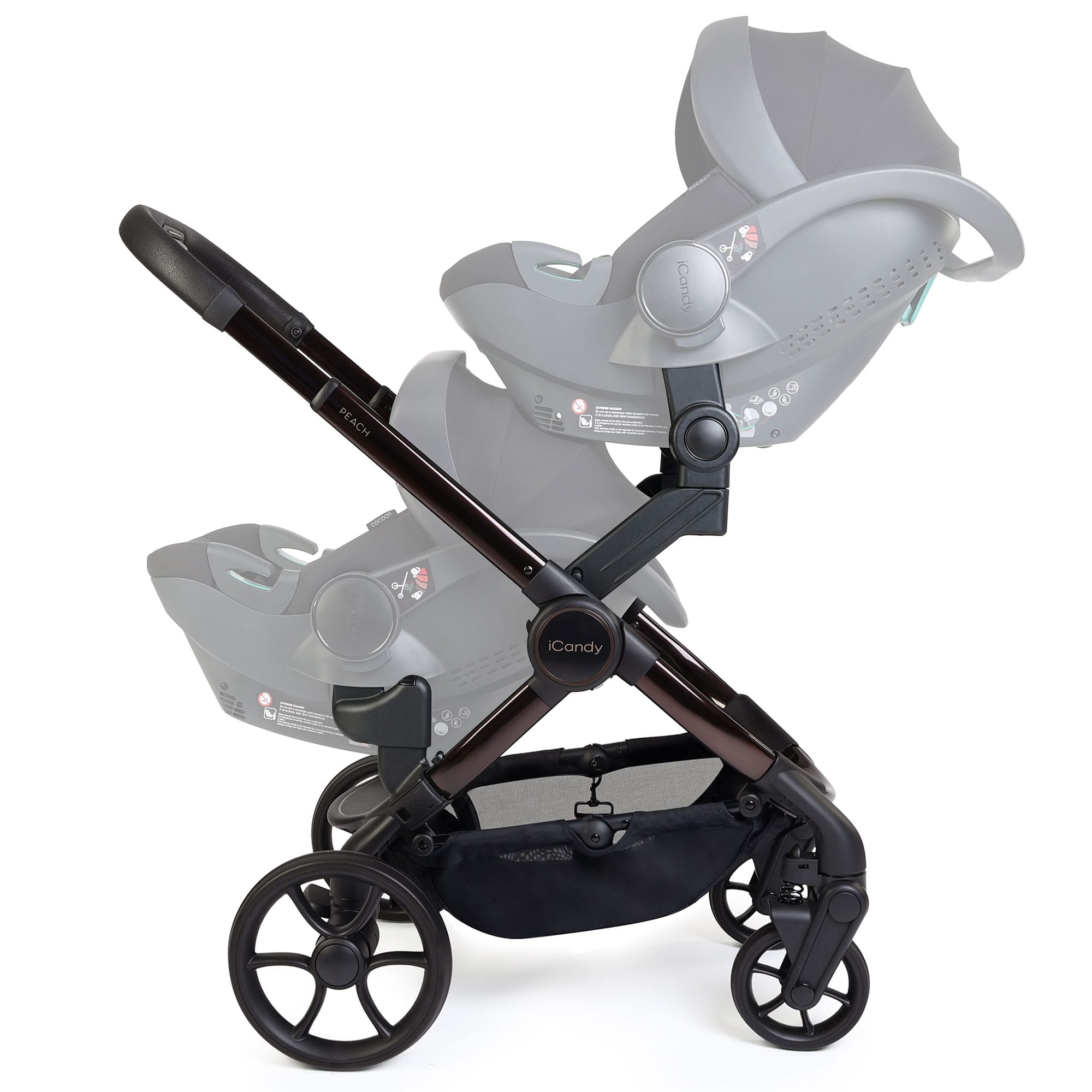 iCandy Peach 8 Editions Twin Complete Cybex Travel System in Coco Travel Systems