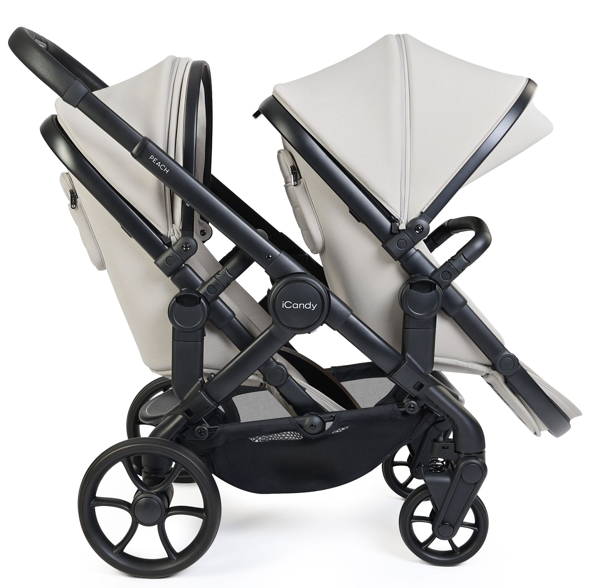 iCandy Peach 8 Twin Complete Cybex Travel System in Taupe Travel Systems